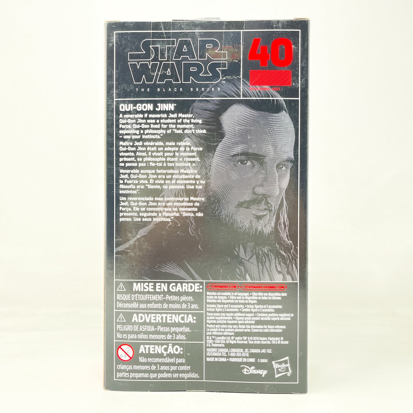 Qui-Gon Jinn #40 - Hasbro Black Series (2017)