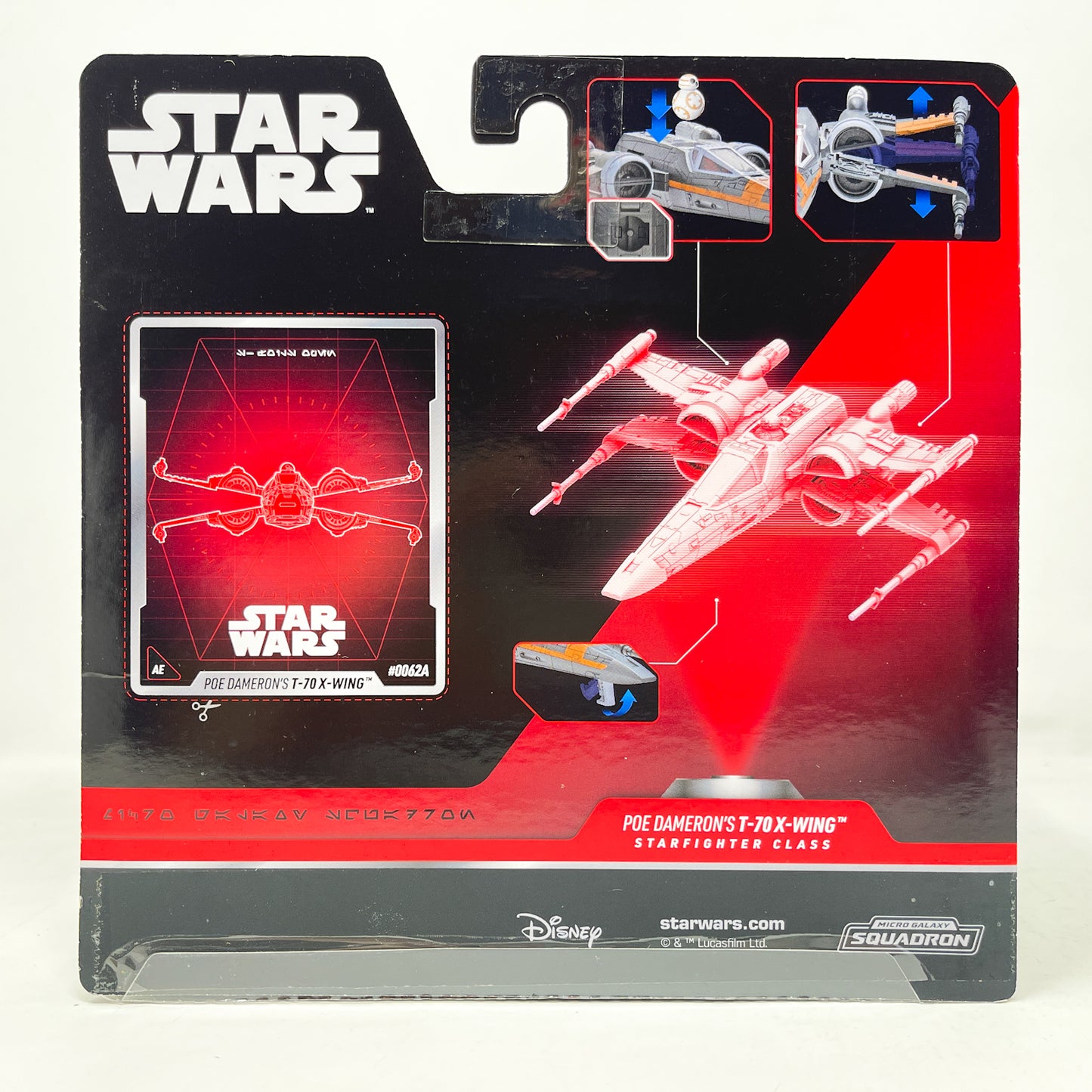 Poe Dameron's T-70 X-Wing Armada Edition #0062A – Jazwares Star Wars Micro Galaxy Squadron