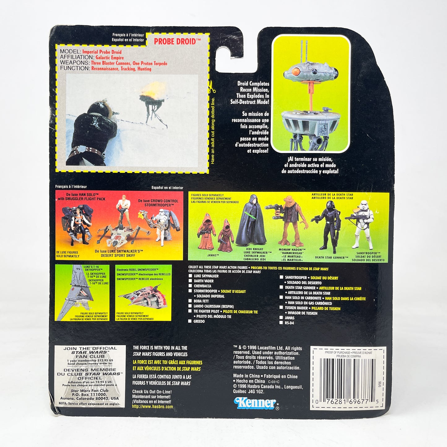 Probe Droid (Deluxe) – Hasbro Star Wars Power of the Force (1996)
