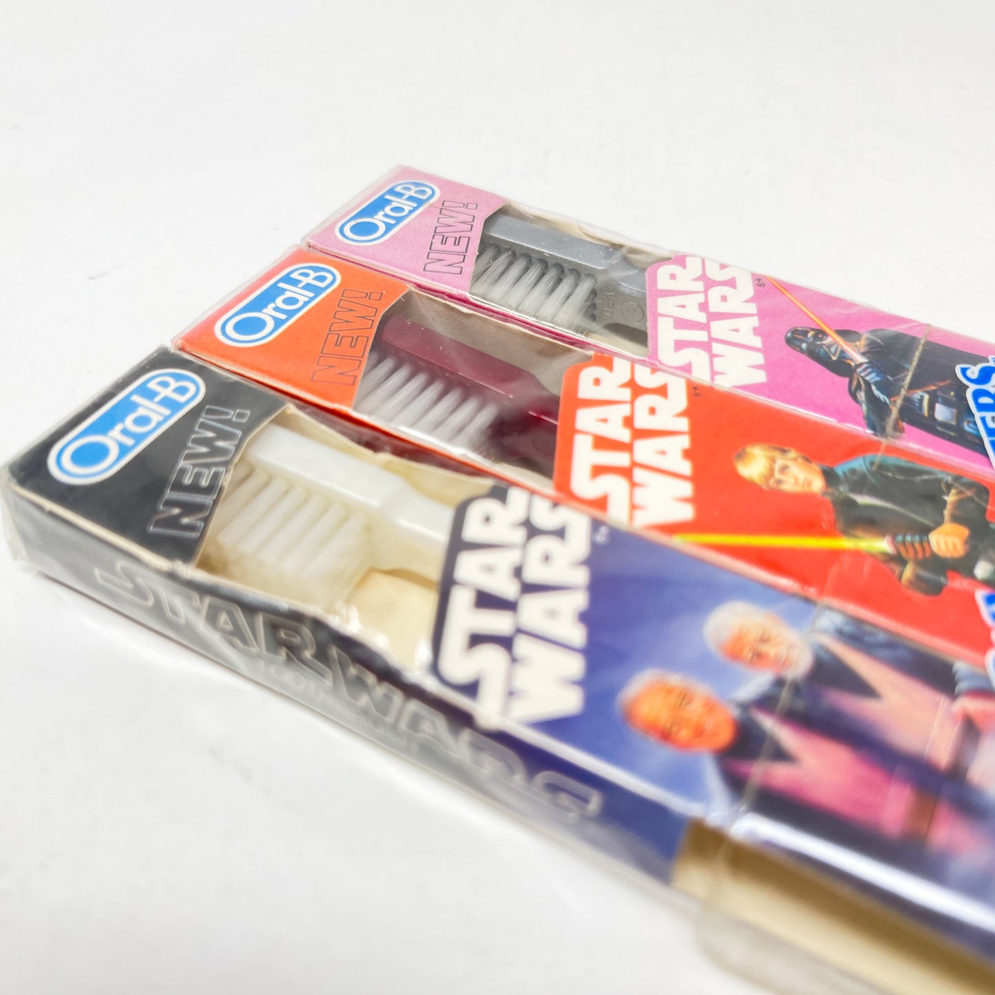 Jedi Masters Toothbrush 3-Pack Sealed - Oral-B - Vintage (1983)