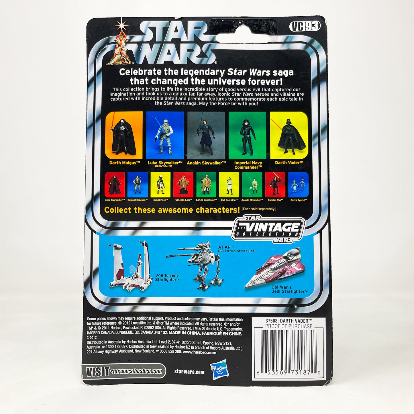 VC093 Darth Vader - Star Wars - Hasbro Vintage Collection (2012)