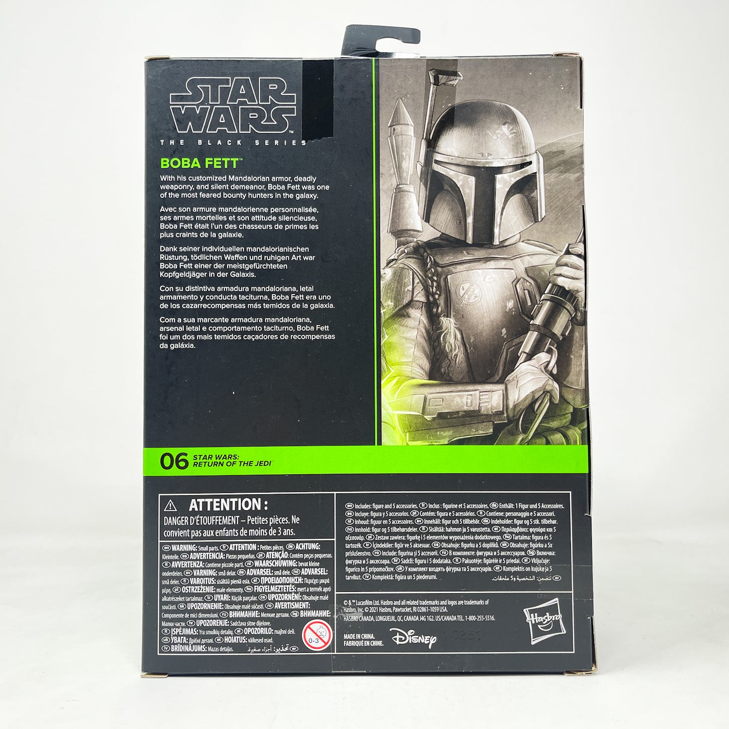 Boba Fett (ROTJ - Deluxe) #06 - Hasbro Black Series (2021)