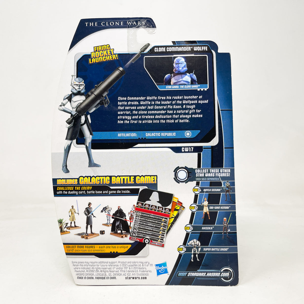 Clone Commander Wolffe CW17 – Hasbro Movie Heroes/Clone Wars (2012)