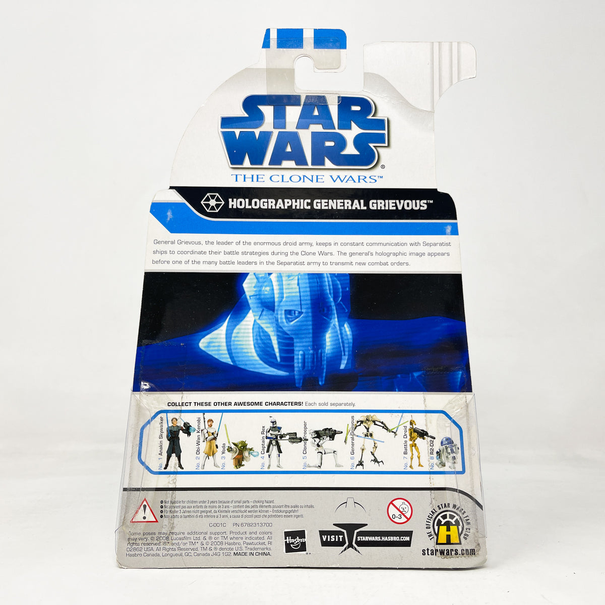 Holographic General Grievous (2008) TRU - Hasbro - The Clone Wars - Star Wars Action Figure