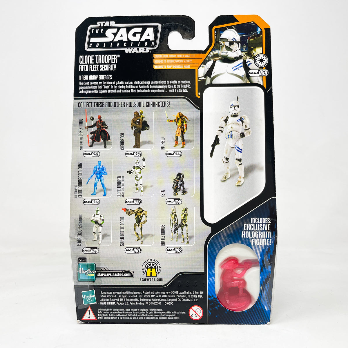 Clone Trooper (Fifth Fleet Security) #59 - Hasbro Saga Collection (2007)