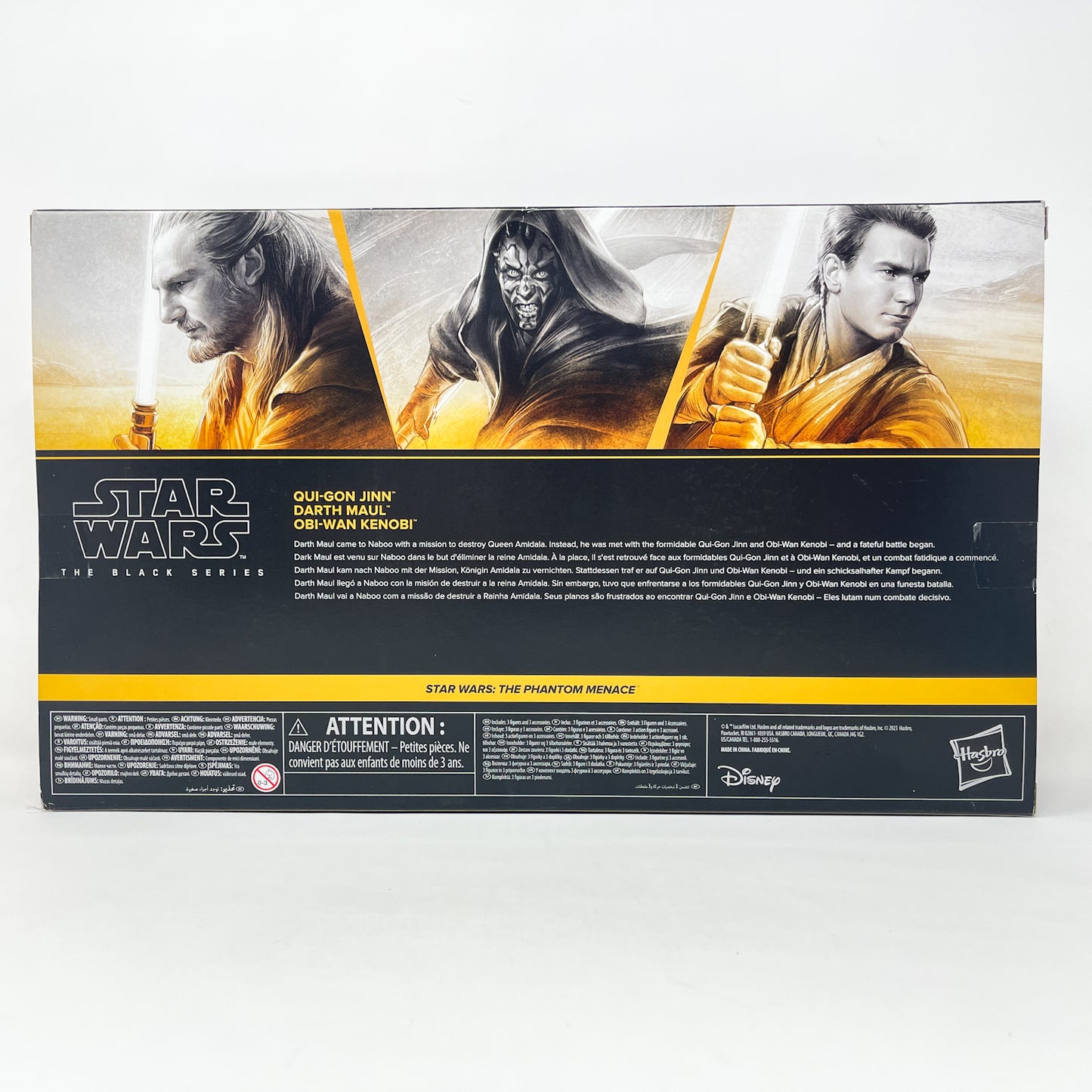 Qui-Gon, Darth Maul & Obi-Wan Kenobi Duel of the Fates 3-Pack – Hasbro Black Series (2024)