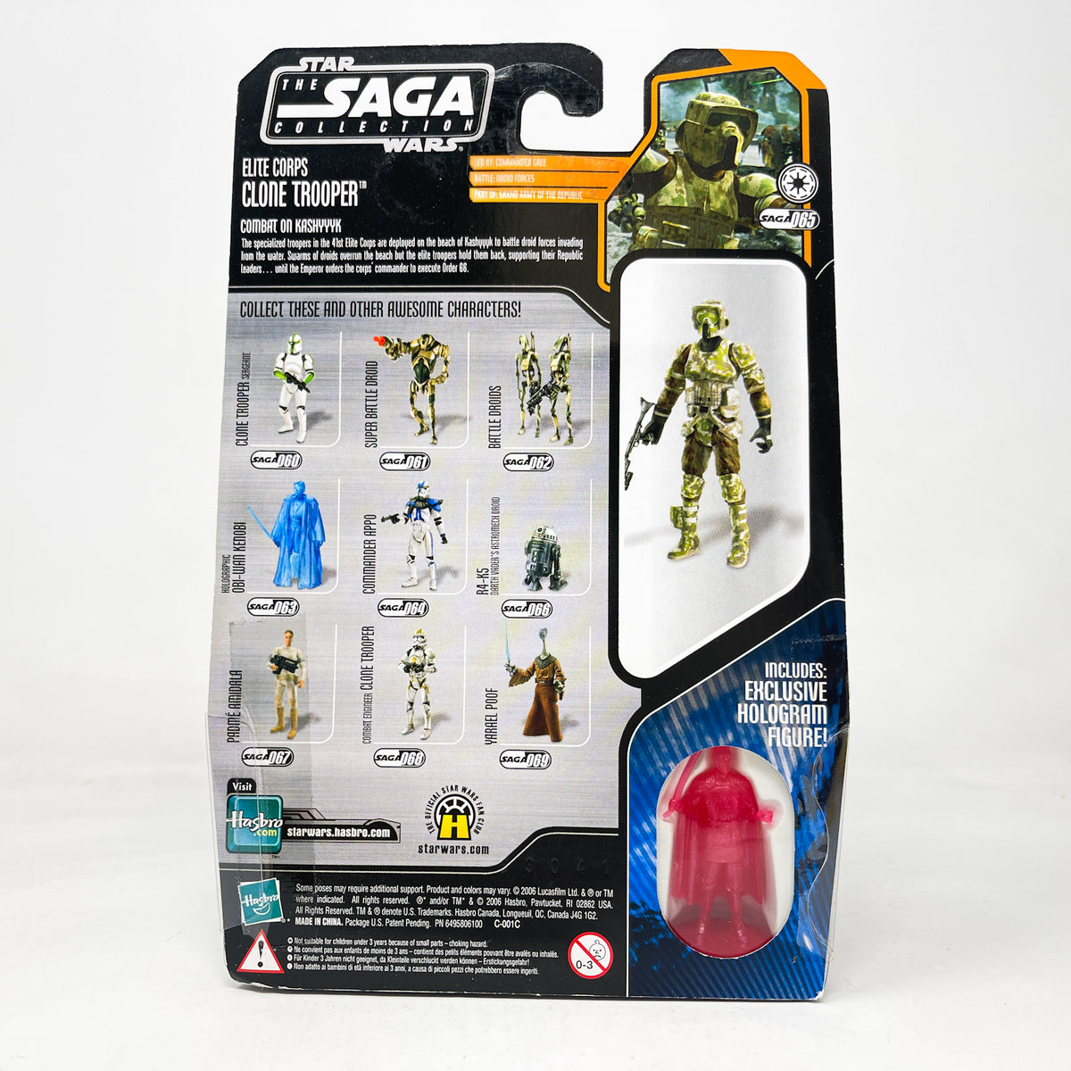 Elite Corps Clone Trooper #65 - Hasbro Saga Collection (2007)