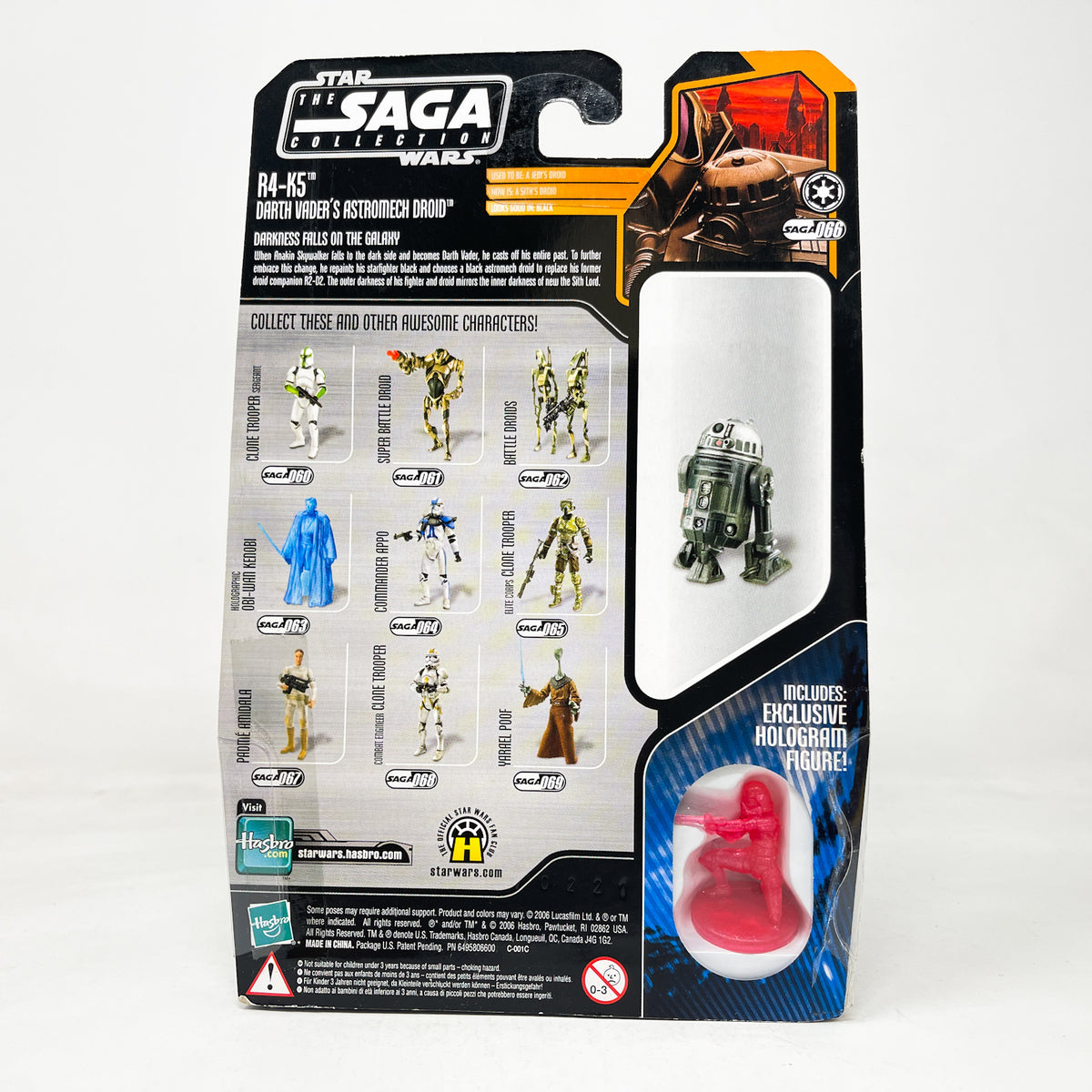 R4-K5 (Darth Vader's Astromech Droid) #66 - Hasbro Saga Collection (2007)
