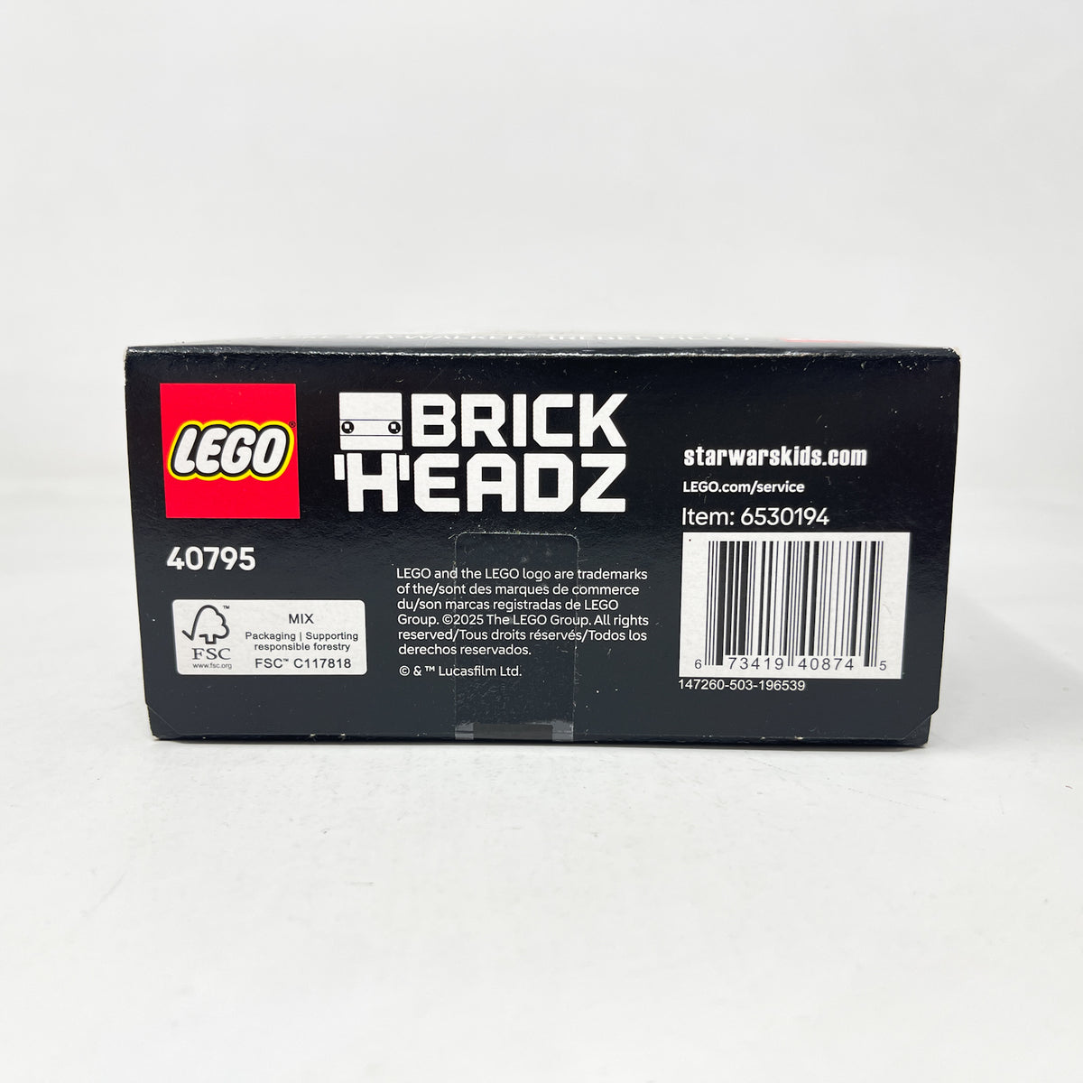 Lego 40795 Luke Skywalker (Rebel Pilot) BrickHeadz- Sealed (2025)