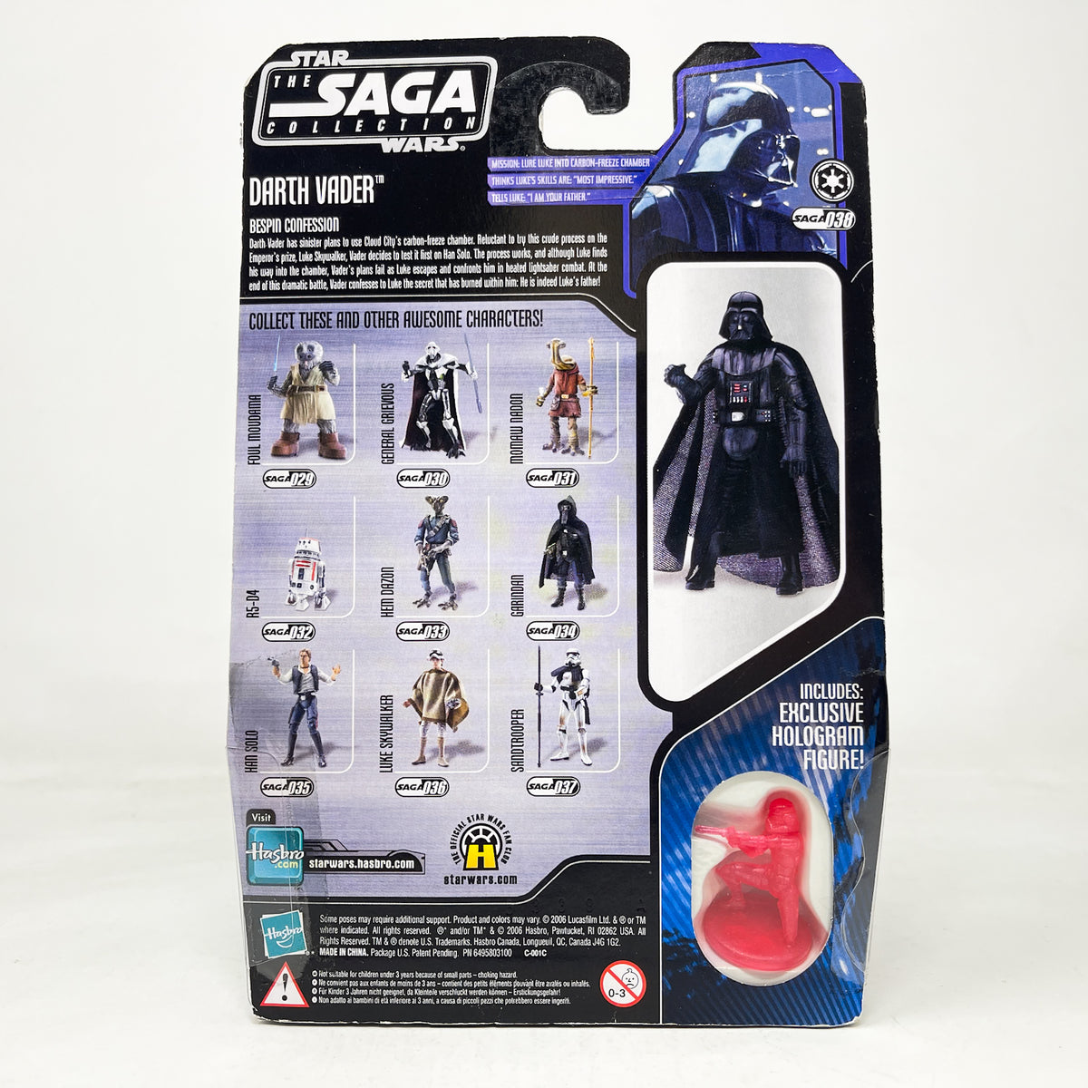 Darth Vader (Bespin) #38 - Hasbro Saga Collection (2006)
