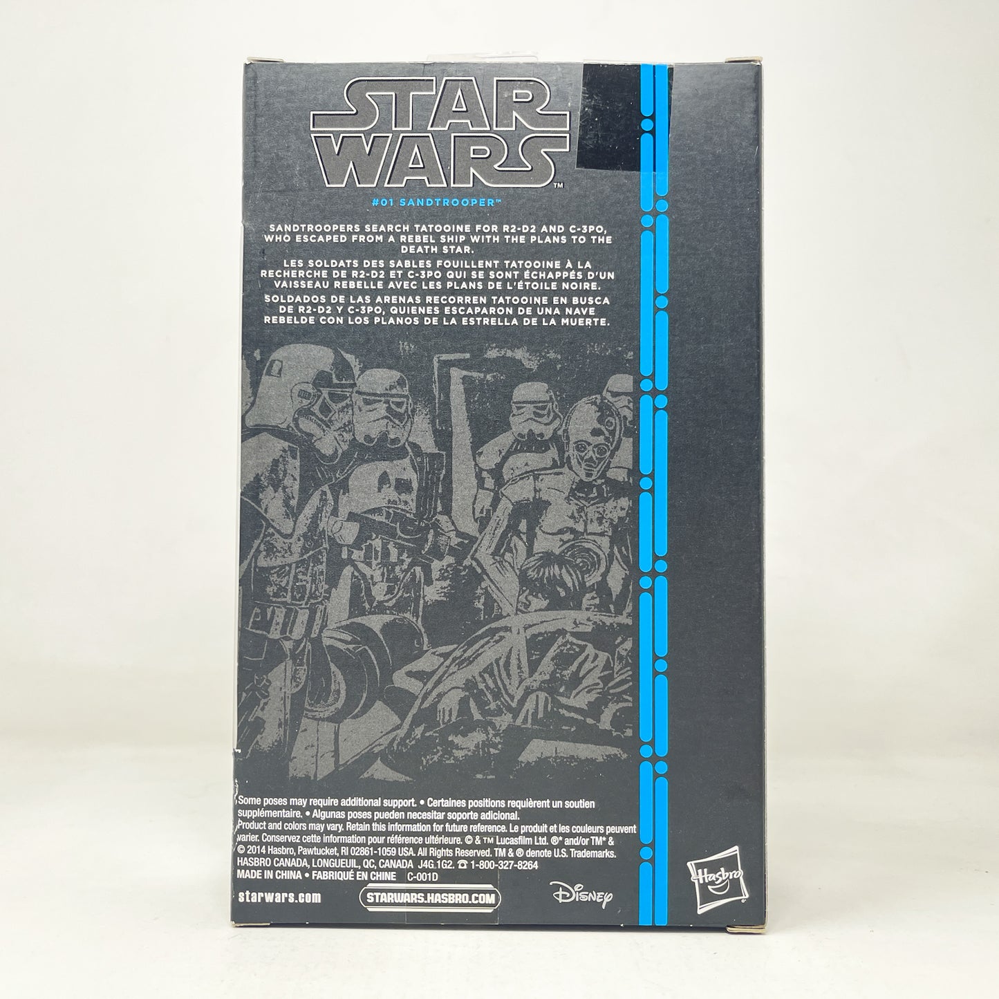 Sandtrooper #01 - Blue Line - Hasbro Black Series (2014)