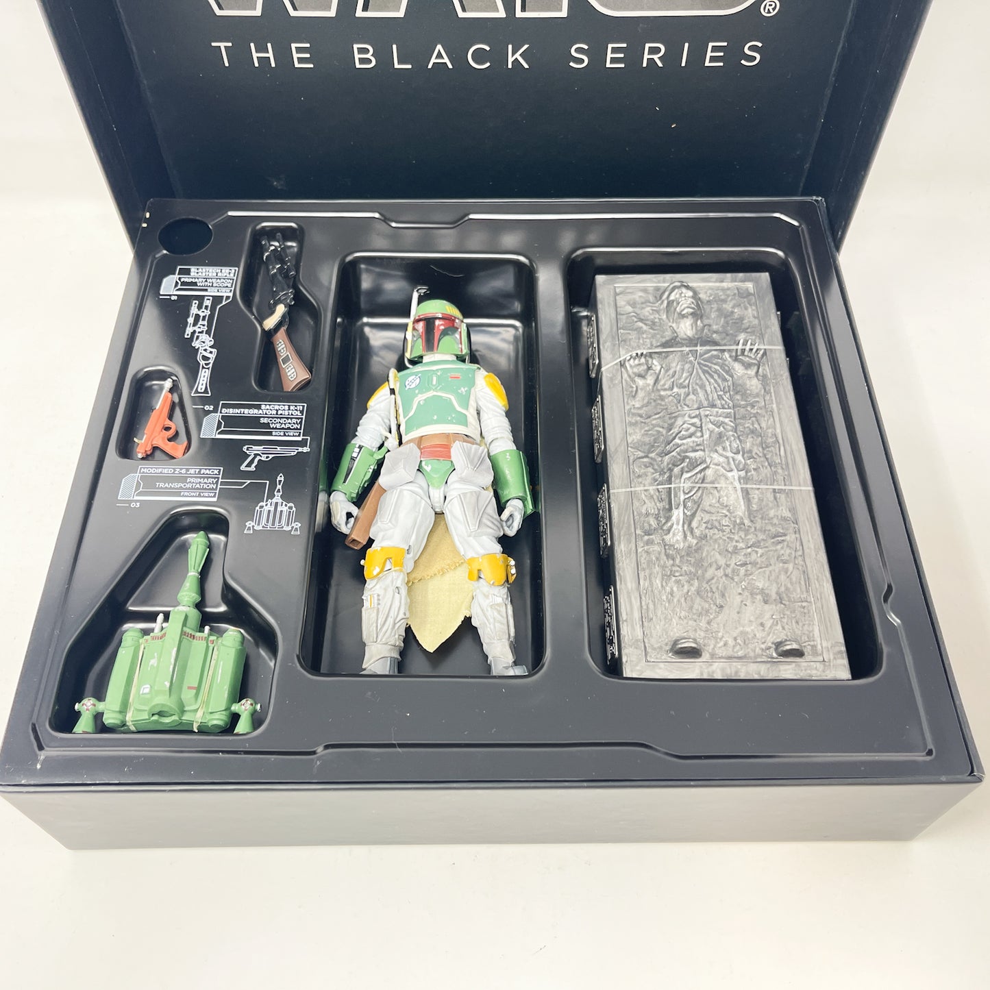 Boba Fett and Han Solo in Carbonite - SDCC 2013 Exclusive - Hasbro Black Series