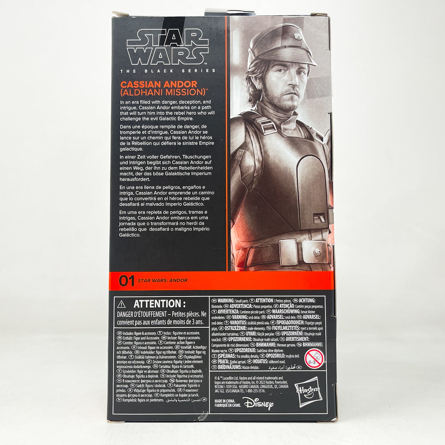 Cassian Andor Aldhani Mission (Andor) AND 01 - Hasbro Black Series (2023)