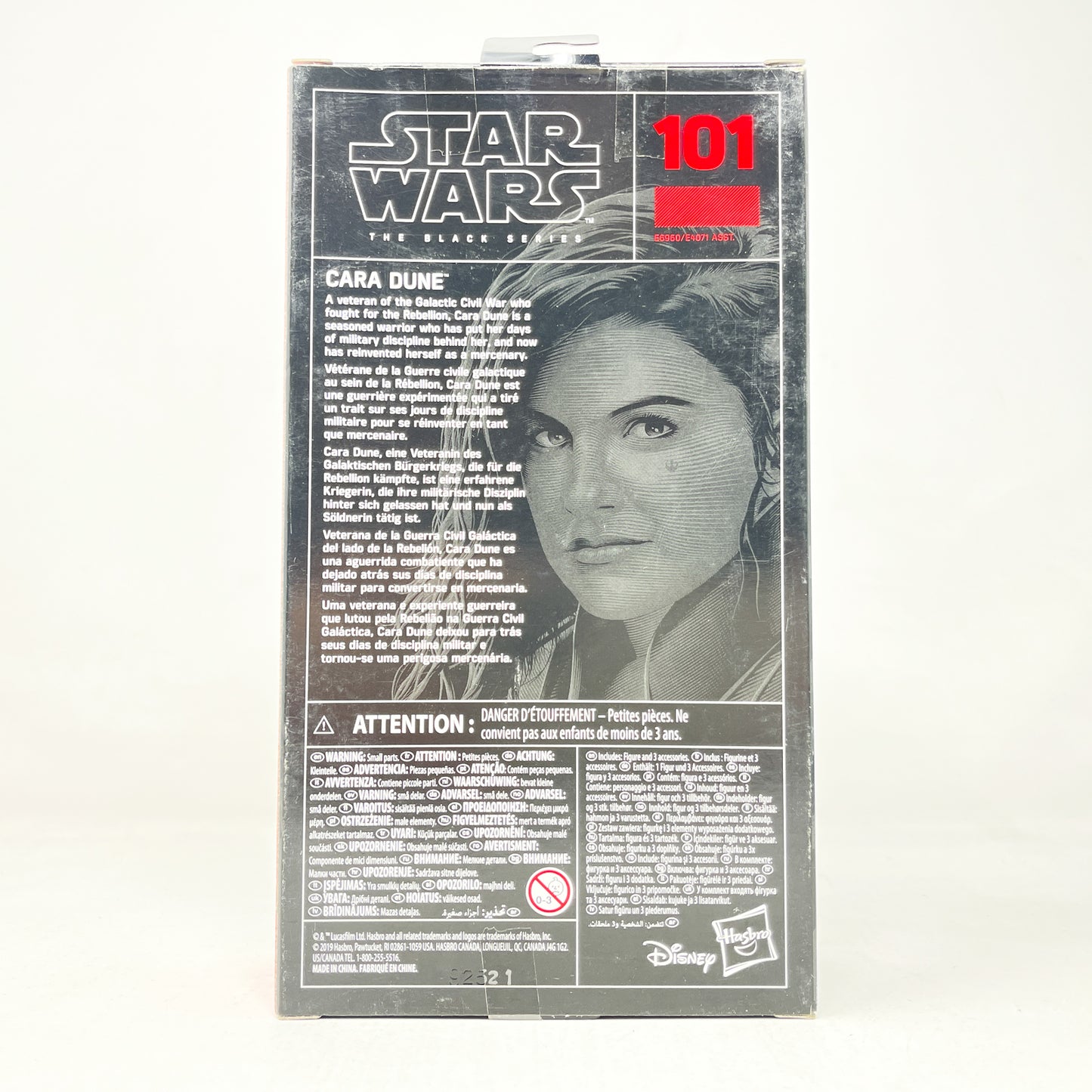 Cara Dune #101 - Hasbro Black Series (2019)