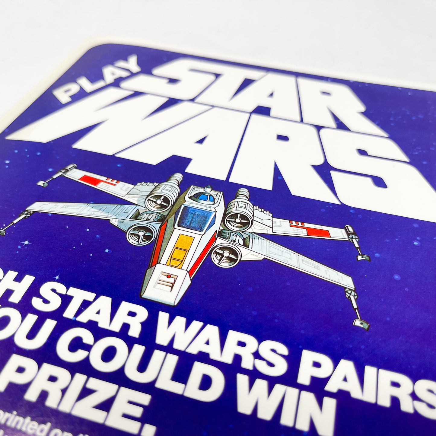 Coca-Cola Canada Star Wars Store Display Poster/Counter Mat (1978)