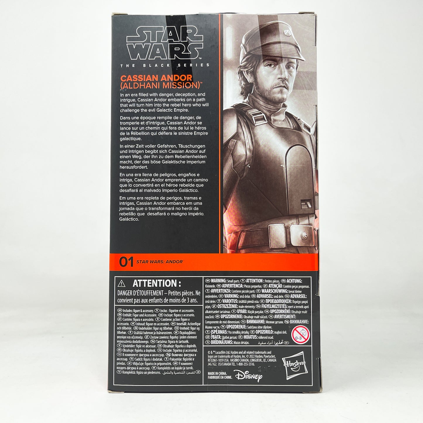 Cassian Andor Aldhani Mission (Andor) AND 01 - Hasbro Black Series (2023)