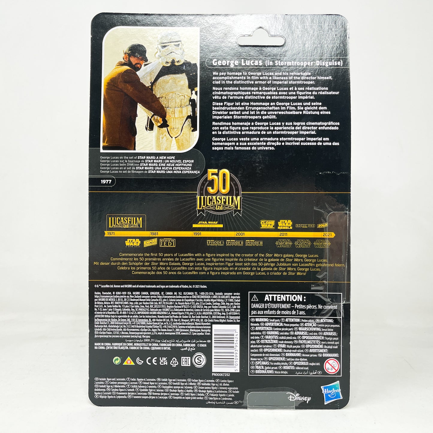 George Lucas (Stormtrooper Disguise) - 50th Anniversary - Hasbro Black Series (2022)