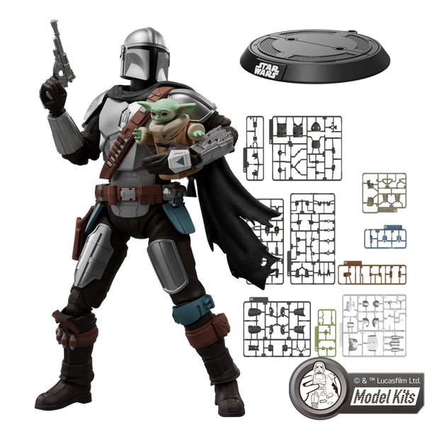 Mandalorian and Grogu (Champion Class 05) – Blokees Star Wars Model Kit (2025)