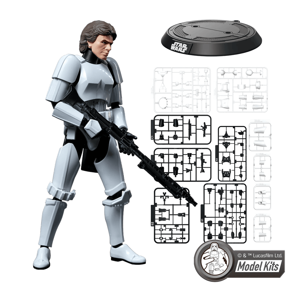 Vintage Blokees Star Wars Modern Other Han Solo Stormtrooper Disguise (Champion Class 03) – Blokees Star Wars Model Kit (2025)