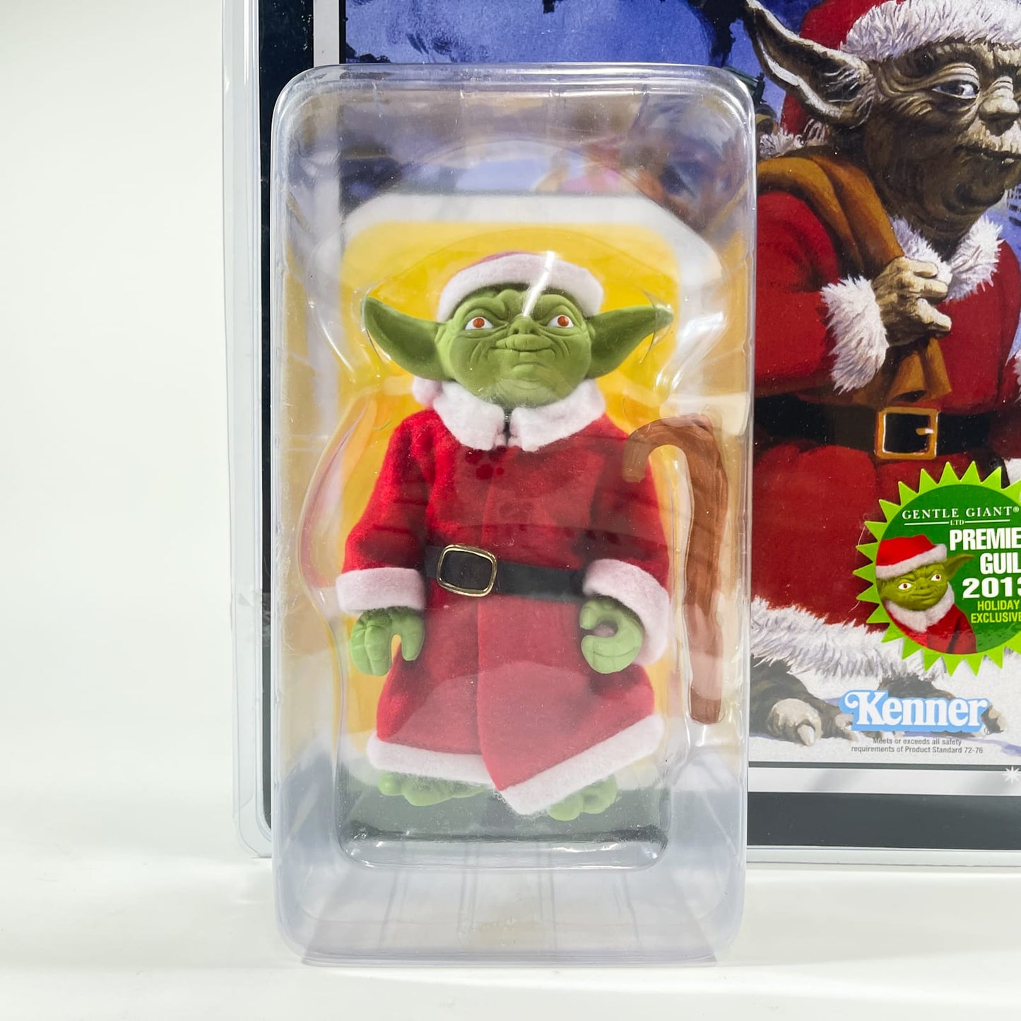Vintage Gentle Giant Star Wars Gentle Giant Jumbo Figures Yoda Holiday Edition ESB - Premier Guild - Gentle Giant Jumbo Kenner Figure (2013)