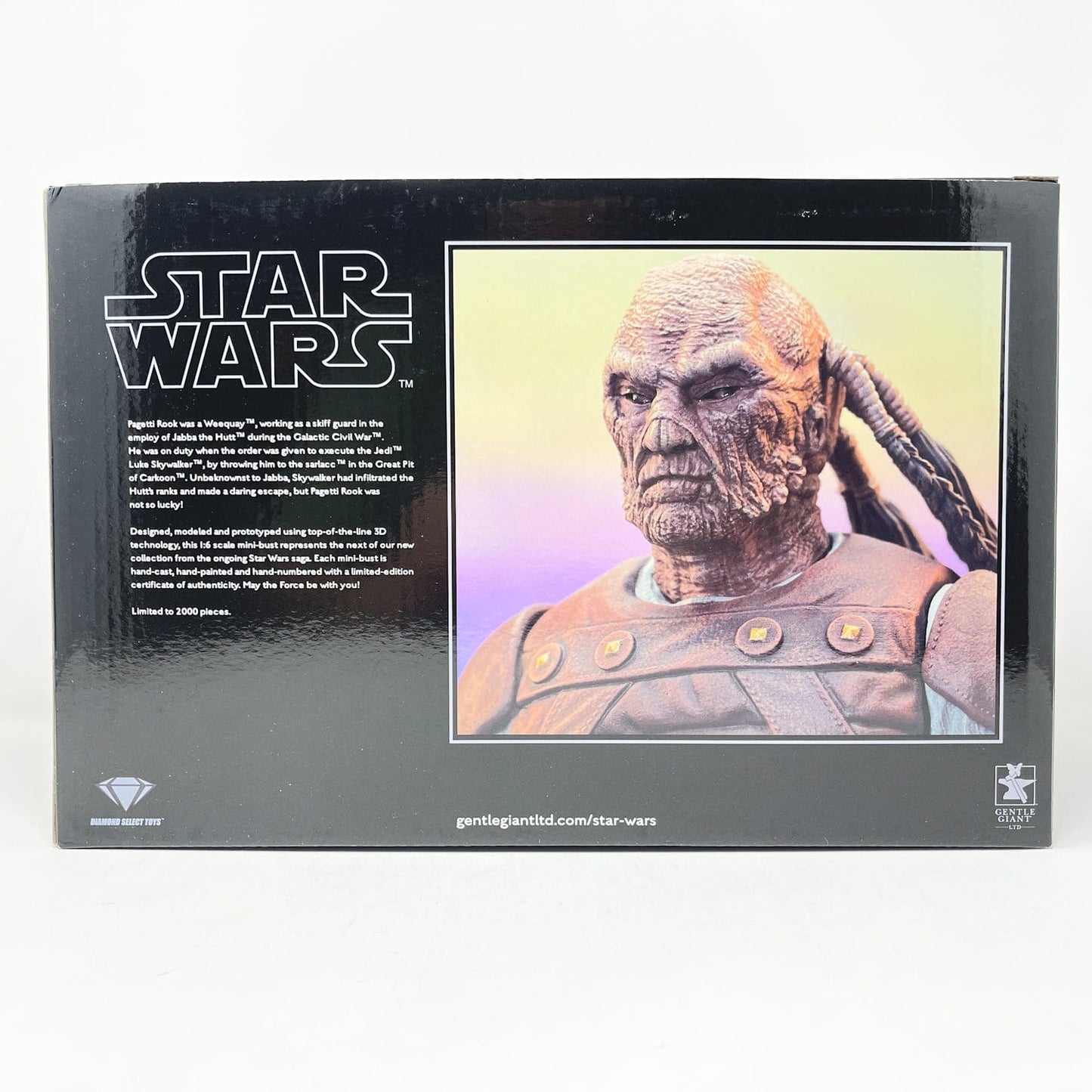 Vintage Gentle Giant Star Wars Statues & Busts Pagetti Rook (Weeqauy) Collectible Bust - Gentle Giant Star Wars