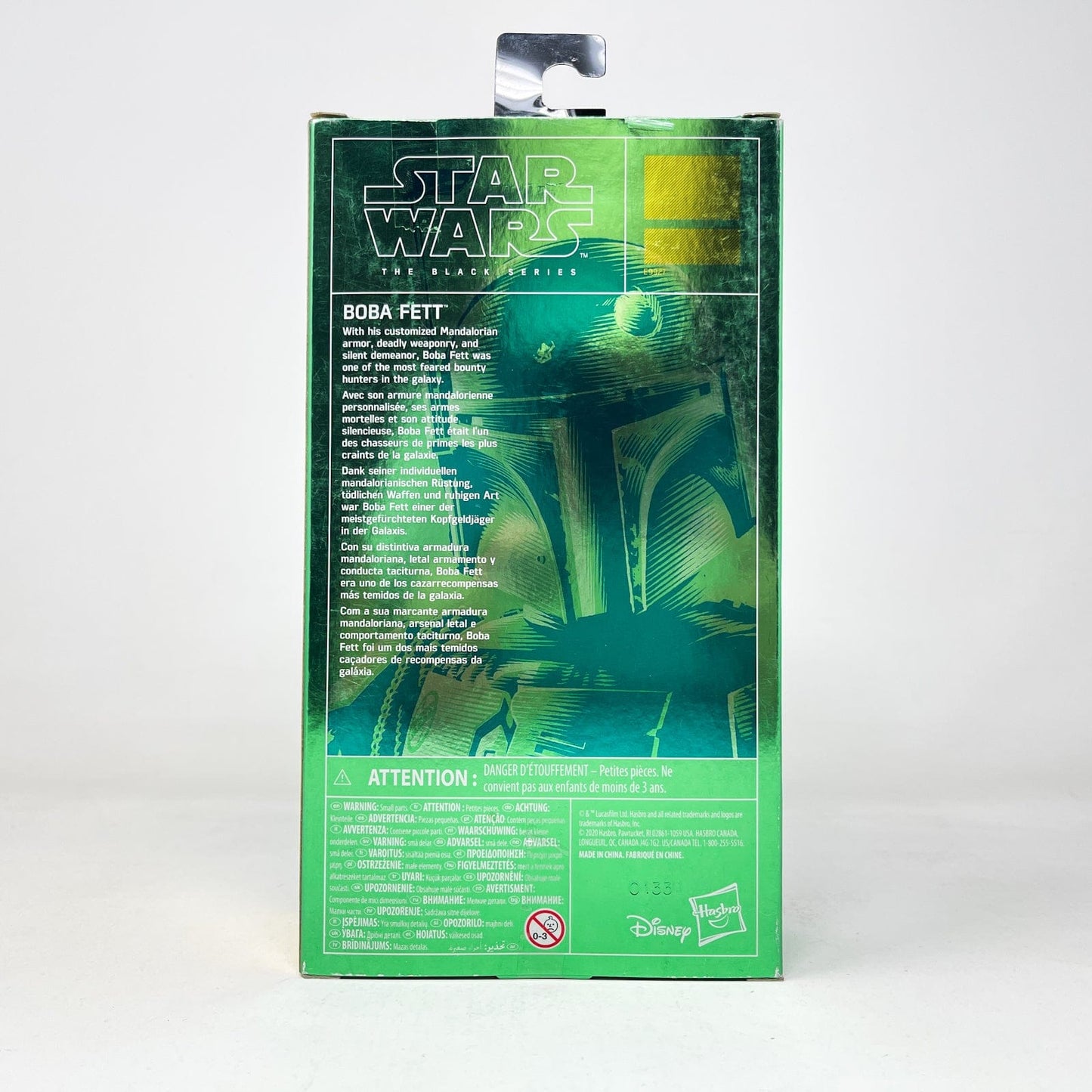 Vintage Hasbro Star Wars Black Series Sealed Figures Boba Fett (Carbonized) - Black Series Hasbro Star Wars Action Figure