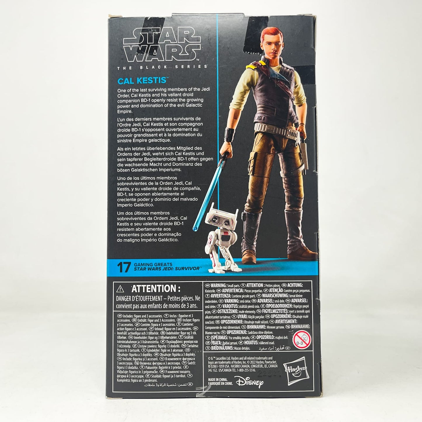 Vintage Hasbro Star Wars Black Series Sealed Figures Cal Kestis (Jedi: Survivor) GG 17 - Hasbro Black Series (2023)