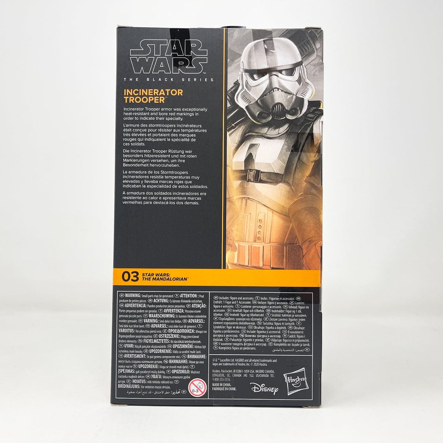 Vintage Hasbro Star Wars Black Series Sealed Figures Incinerator Trooper (Mandalorian) MAN 03 - Black Series Hasbro Star Wars Action Figure