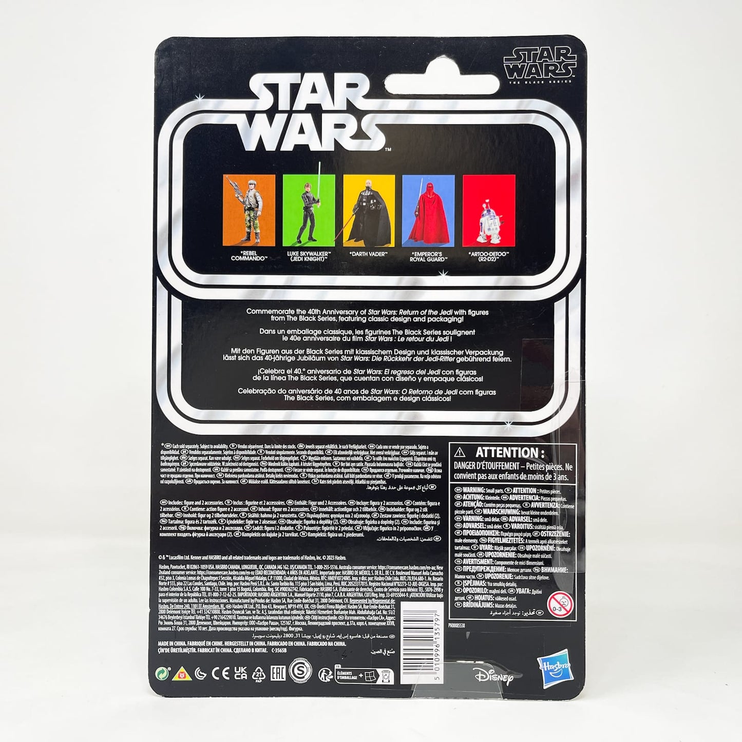 Vintage Hasbro Star Wars Black Series Sealed Figures Luke Skywalker (Jedi Knight) - 40th Anniversary - Hasbro Black Series (2023)