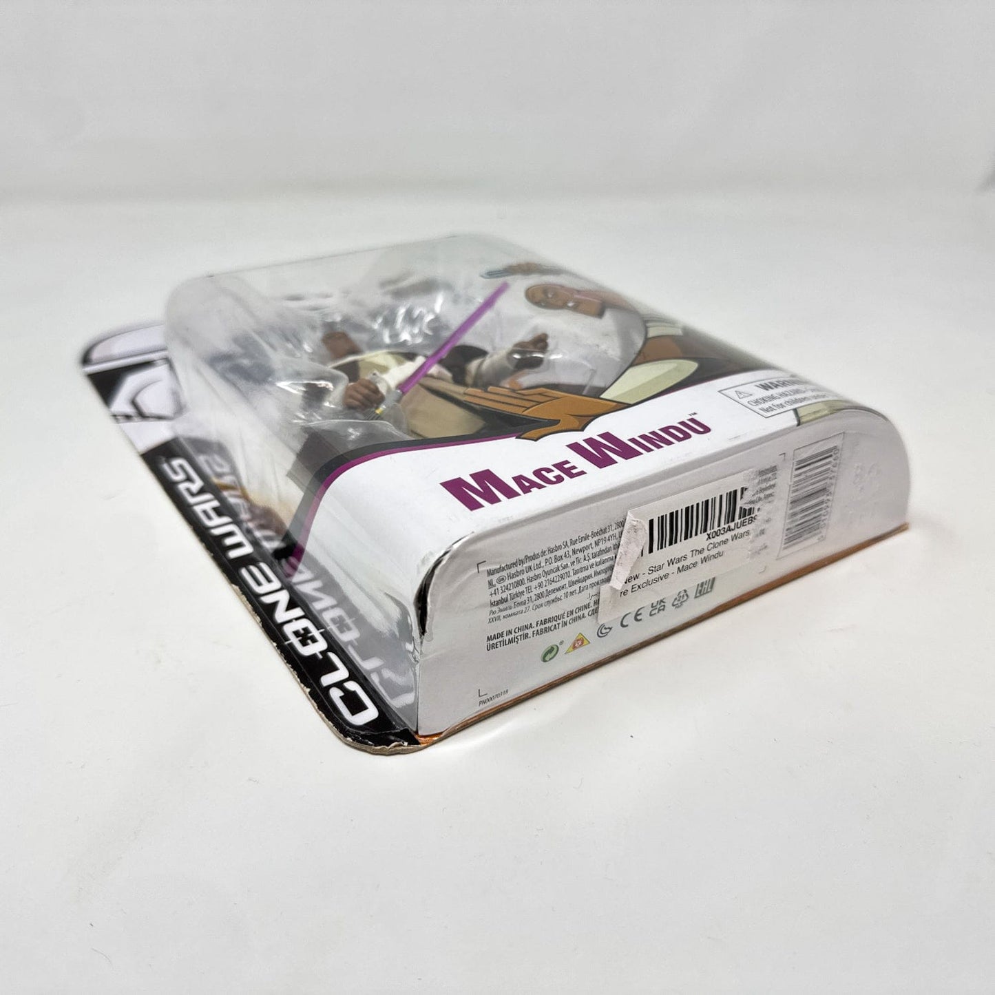 Vintage Hasbro Star Wars Black Series Sealed Figures Mace Windu (Clone Wars Tartakovsky) - Hasbro Black Series 50th