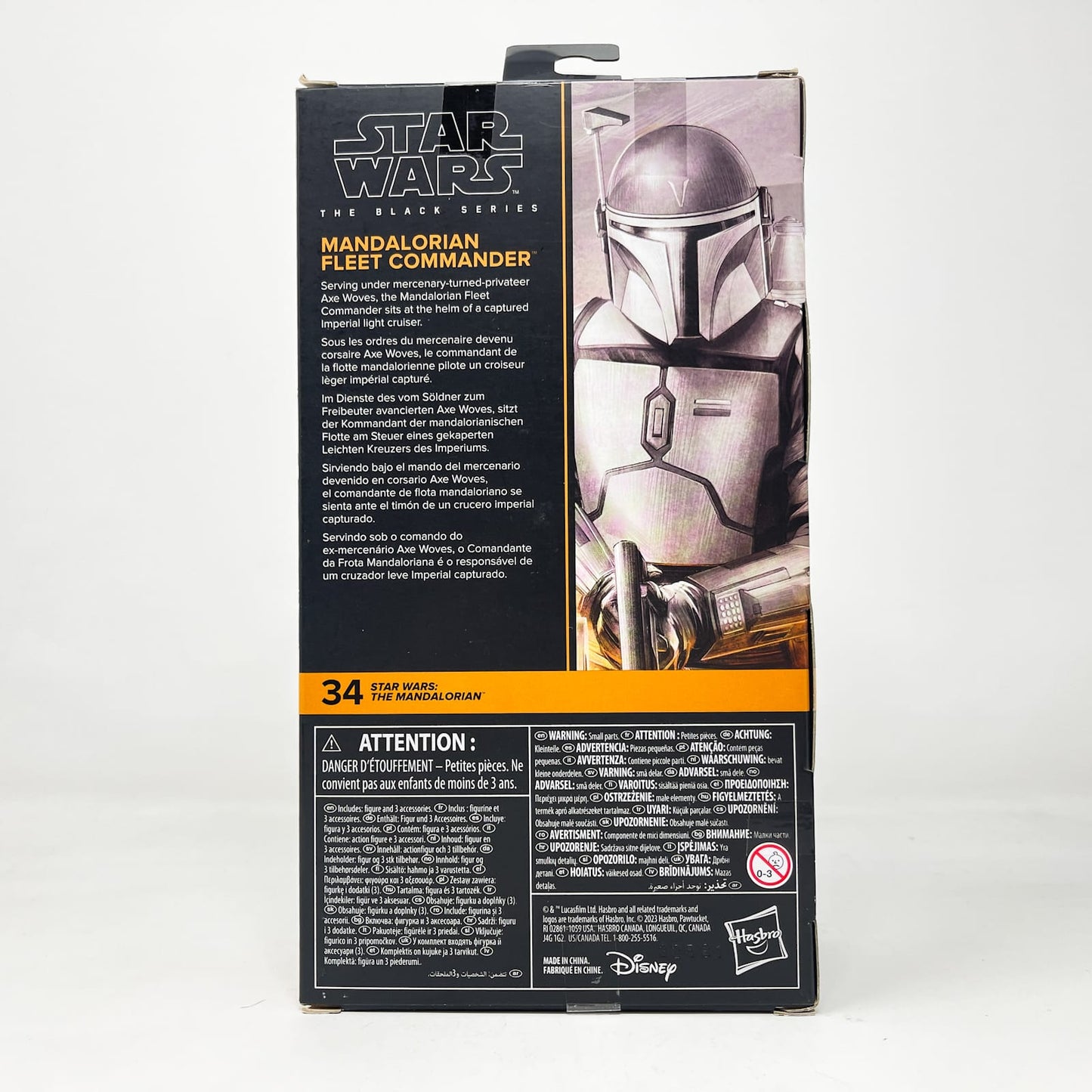 Vintage Hasbro Star Wars Black Series Sealed Figures Mandalorian Fleet Commander MAN 34 - Hasbro Black Series (2023)