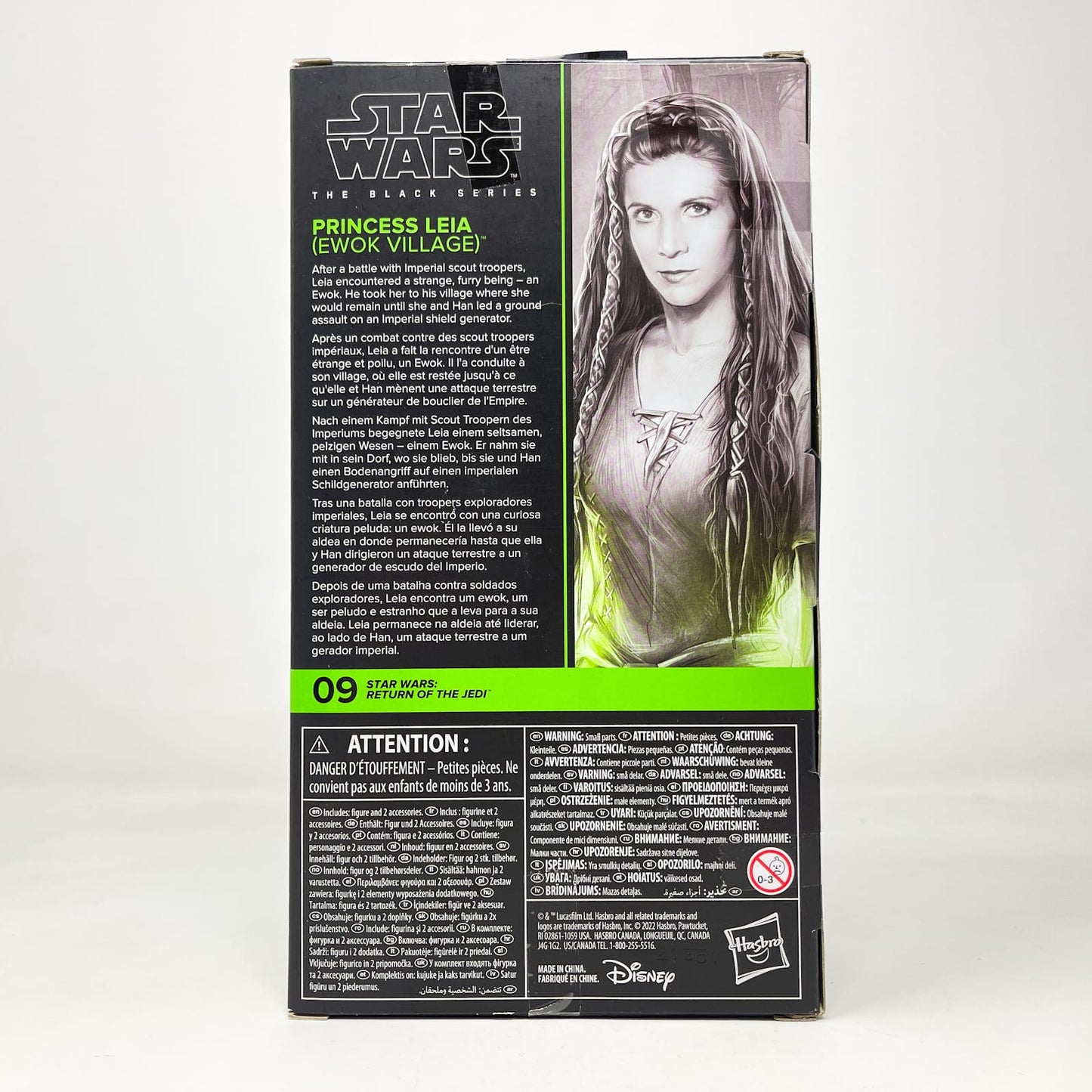 Vintage Hasbro Star Wars Black Series Sealed Figures Princess Leia (Ewok Village) ROTJ 09 - Hasbro Black Series (2022)