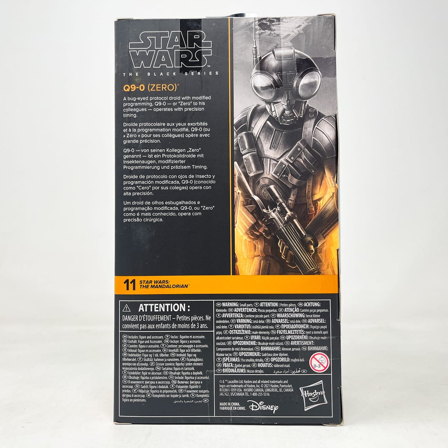 Vintage Hasbro Star Wars Black Series Sealed Figures Q9-0 (Zero) MAN 11 - Hasbro Black Series (2021)
