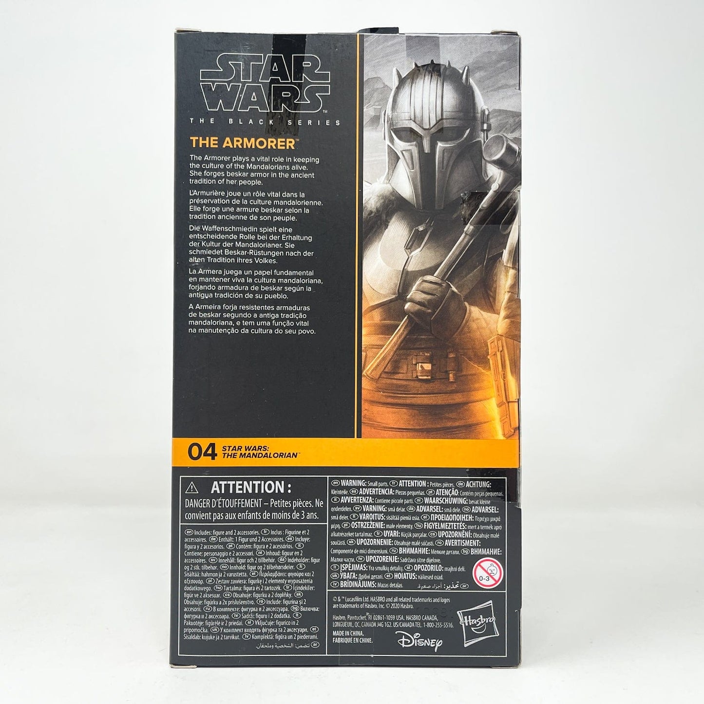 Vintage Hasbro Star Wars Black Series Sealed Figures The Armorer MAN04 - Black Series Hasbro Star Wars Action Figure