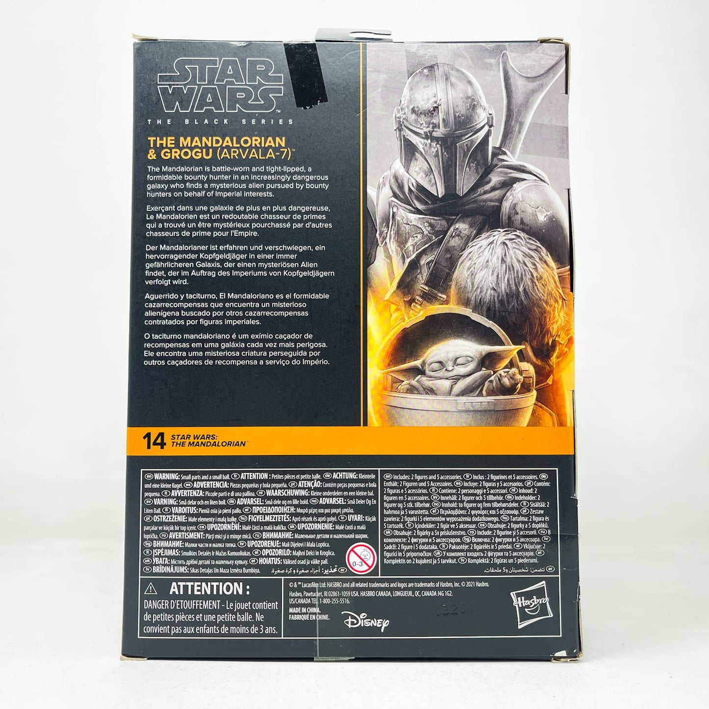 Vintage Hasbro Star Wars Black Series Sealed Figures The Mandalorian & Grogu (Arvala-7) - Hasbro Black Series (2022)