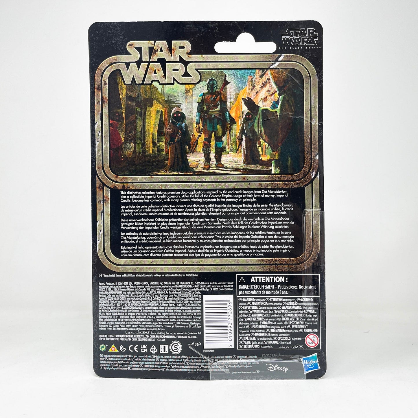 Vintage Hasbro Star Wars Black Series Sealed Figures The Mandalorian (The Mandalorian) - Black Series Credit Collection Hasbro Star Wars Action Figure