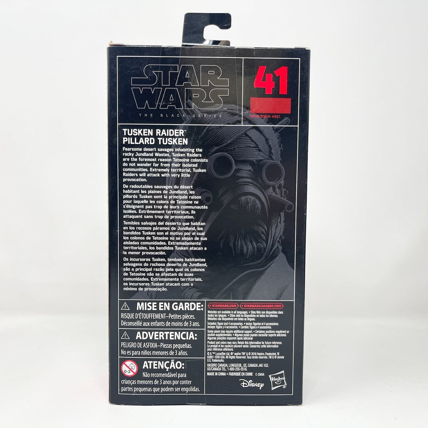 Vintage Hasbro Star Wars Black Series Sealed Figures Tusken Raider (2017) #41 - Black Series Hasbro Star Wars Action Figure