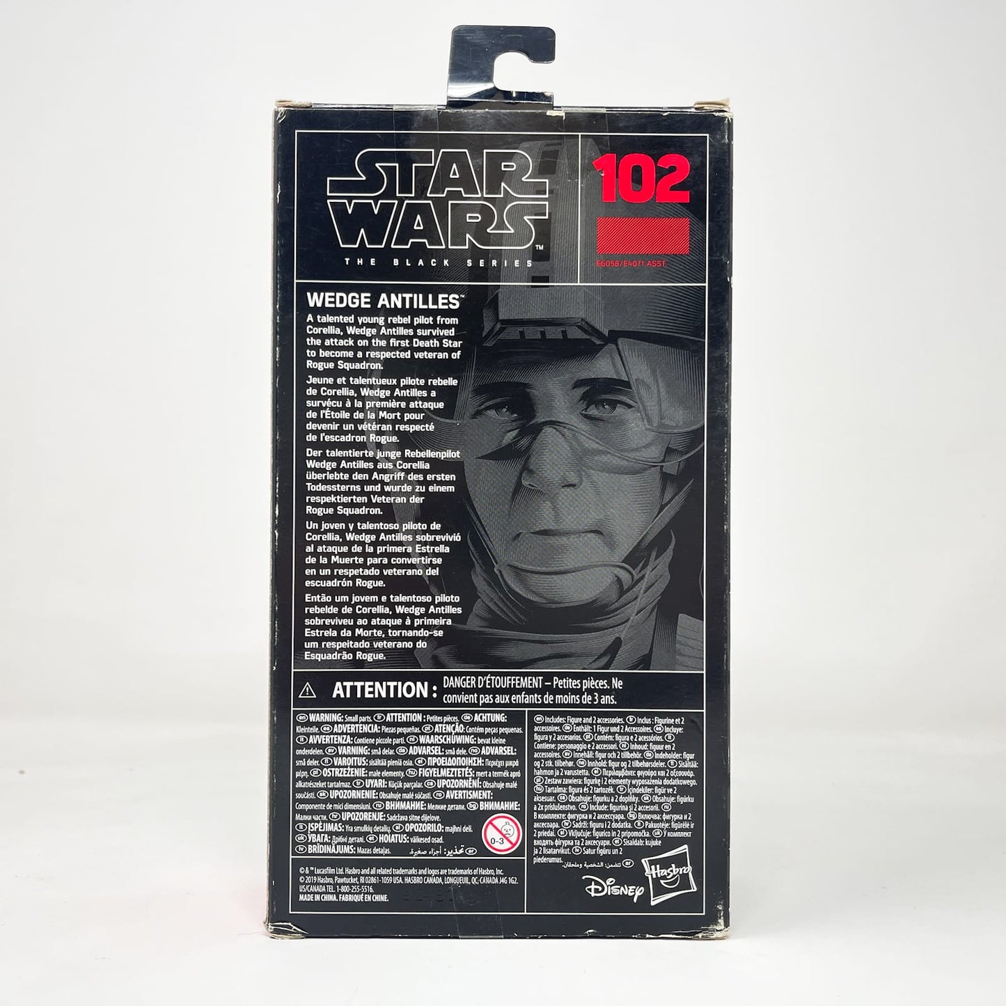 Vintage Hasbro Star Wars Black Series Sealed Figures Wedge Antilles #102 - Hasbro Black Series (2019)