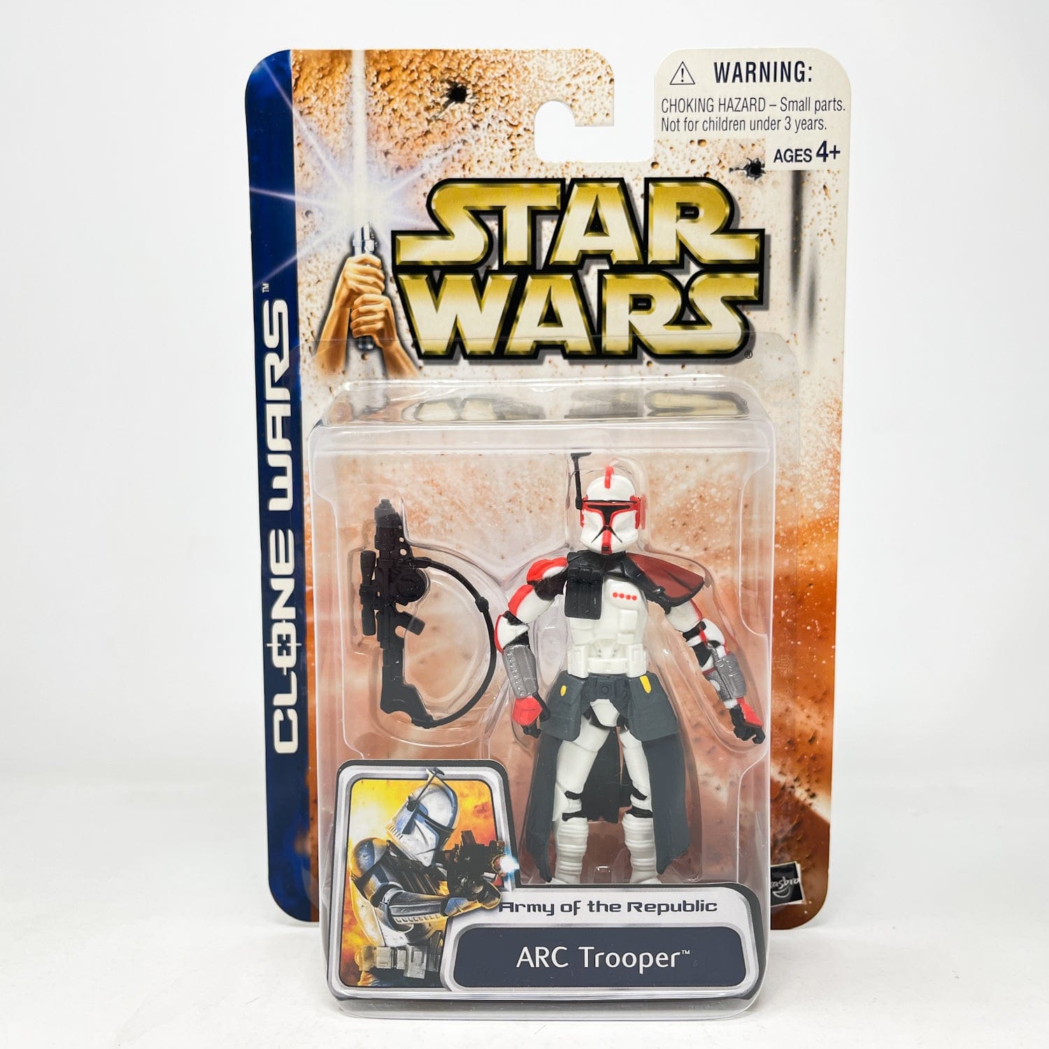 ARC Trooper - Red 03-43 (2003) - SAGA Clone Wars MOC – 4th Moon Toys
