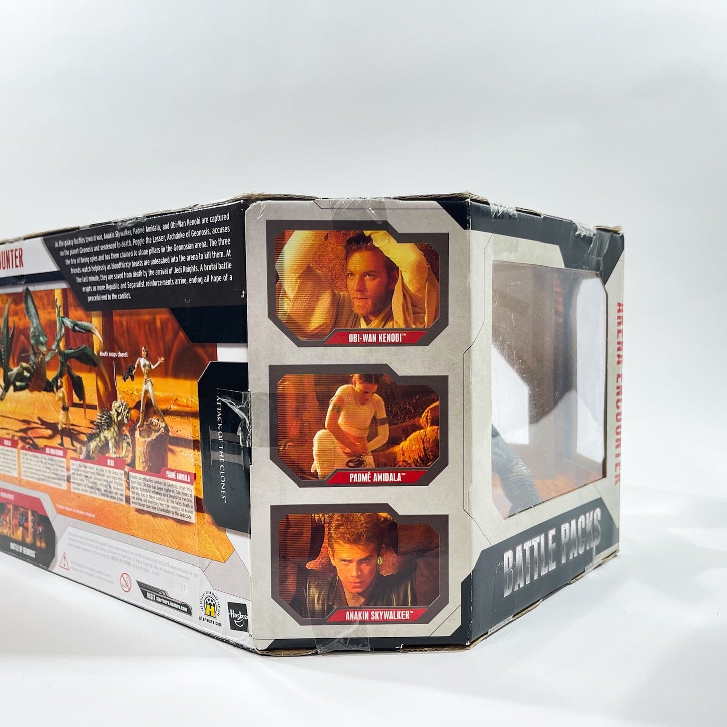 Vintage Hasbro Star Wars Mid MOC Arena Encounter AOTC Battle Pack - Hasbro 30th Anniversary 3.75" Figures & Creatures