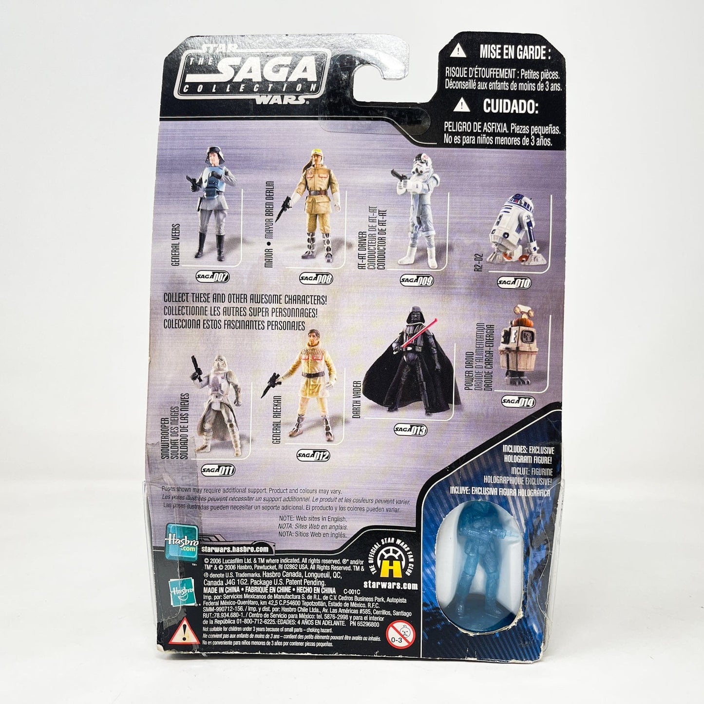 Vintage Hasbro Star Wars Mid MOC AT-AT Driver #09 - Hasbro Saga Collection (2006)