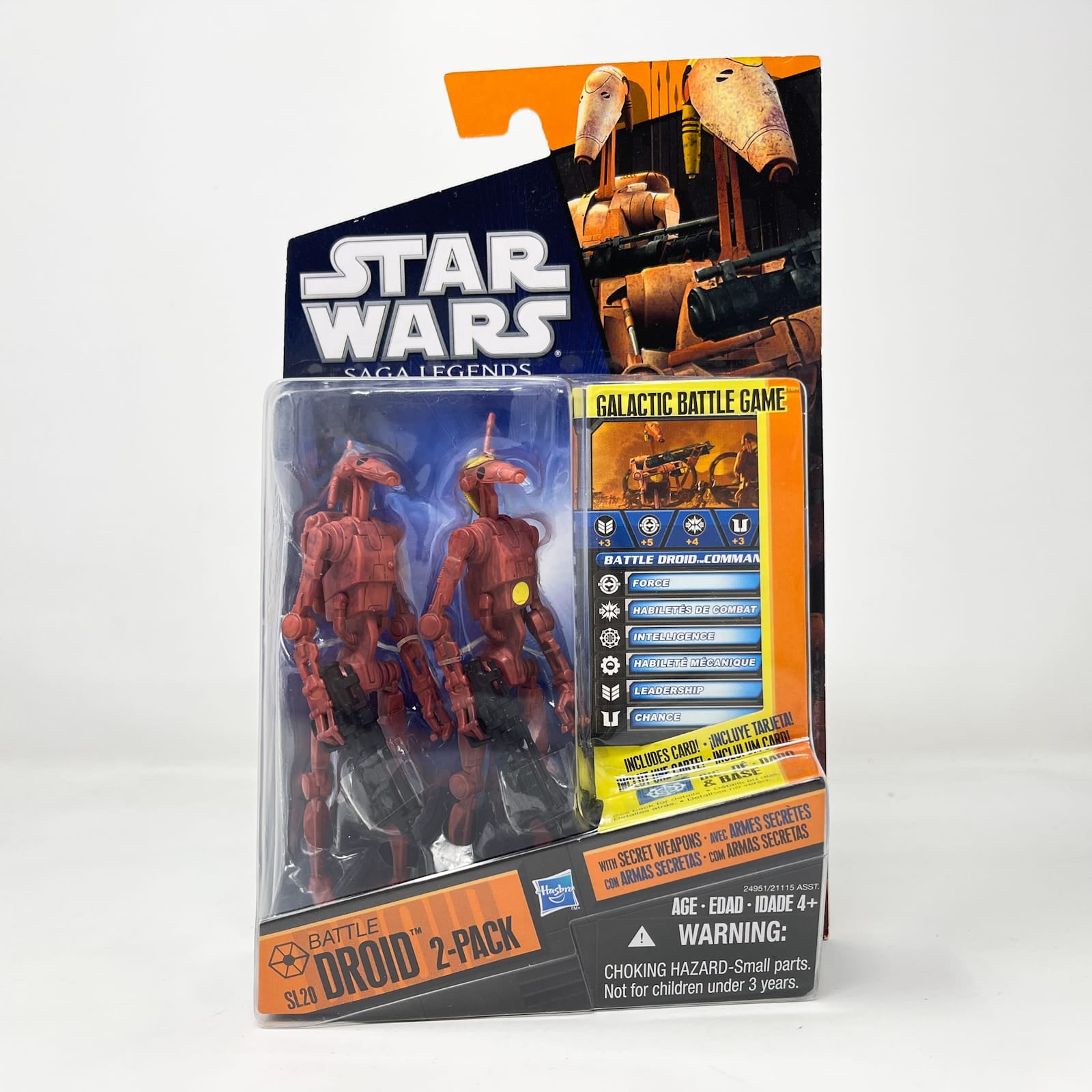 Battle Droids - Red (SL20) - Hasbro Saga Legends 2010 Star Wars