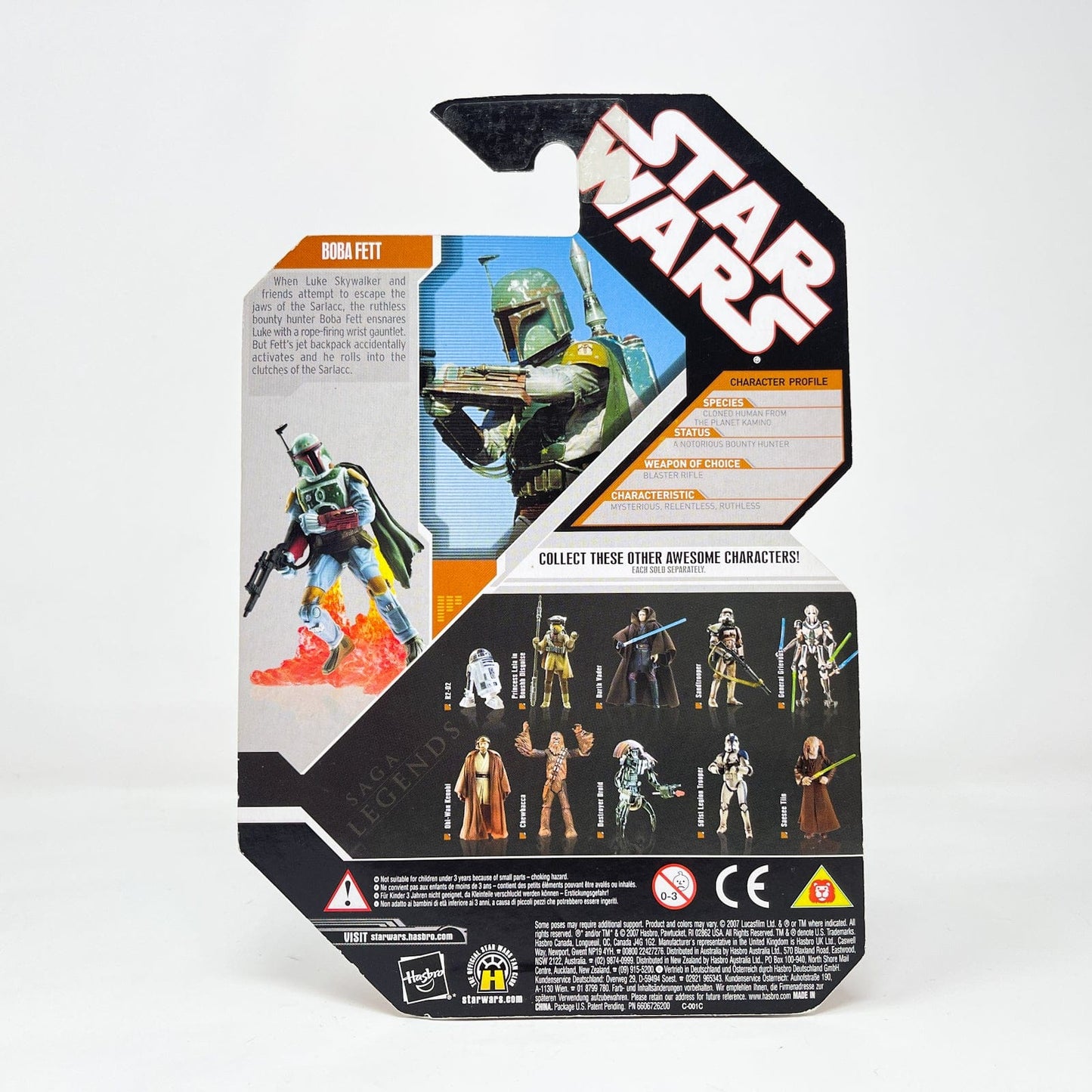 Vintage Hasbro Star Wars Mid MOC Boba Fett (ROTJ) - Hasbro 30th Anniversary Collection (2007)