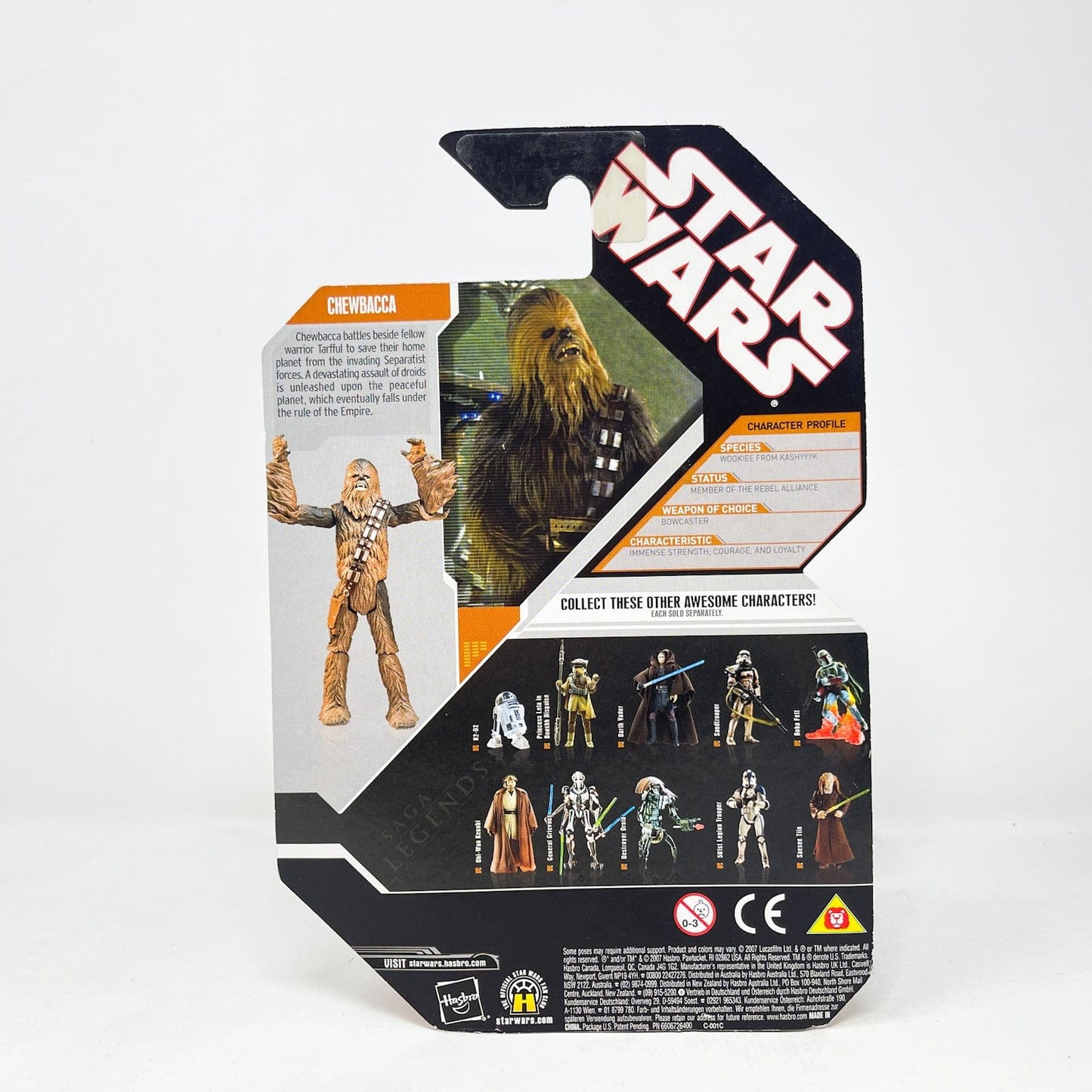 Vintage Hasbro Star Wars Mid MOC Chewbacca - Hasbro 30th Anniversary Collection