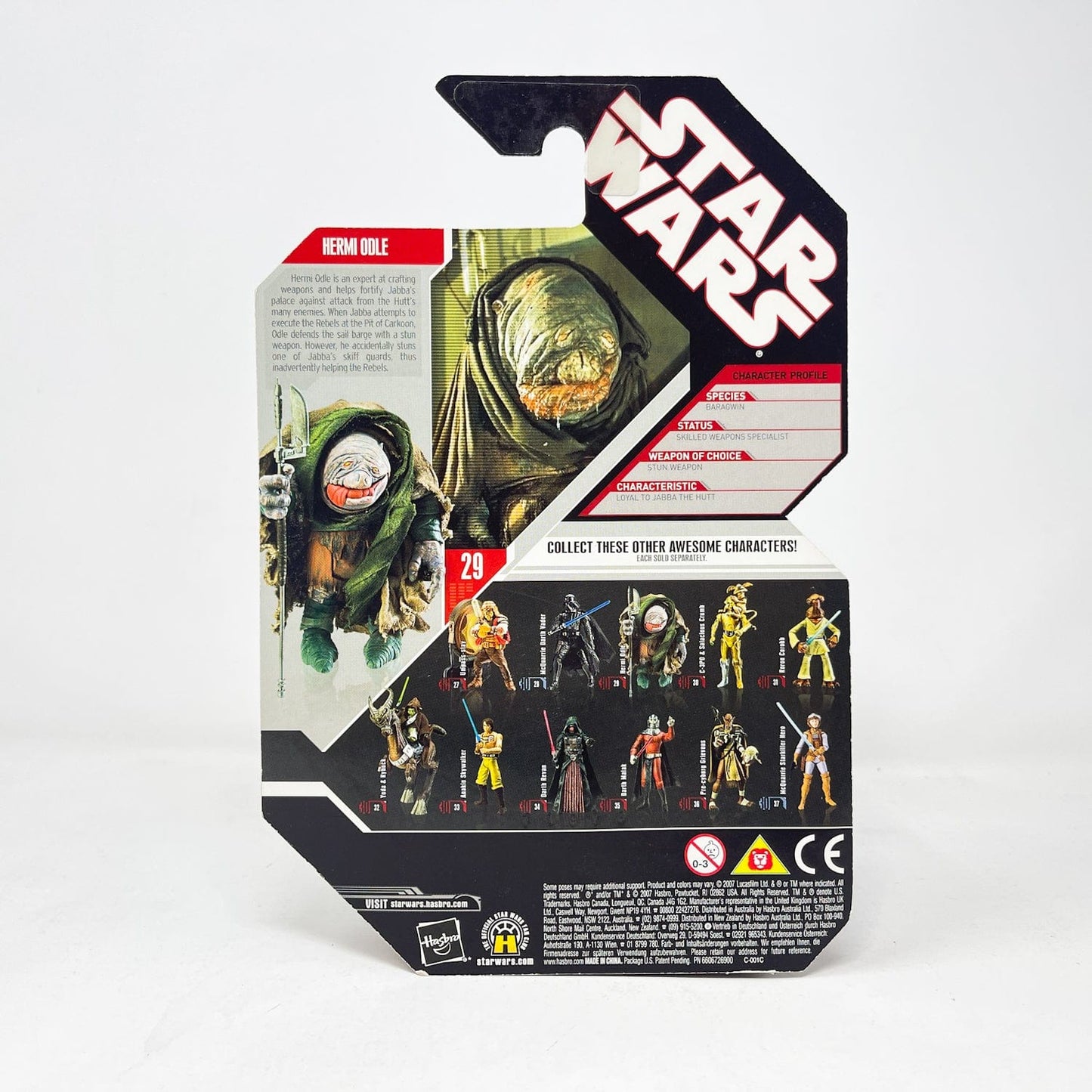 Vintage Hasbro Star Wars Mid MOC Hermi Odle #29 - Hasbro 30th Anniversary Collection