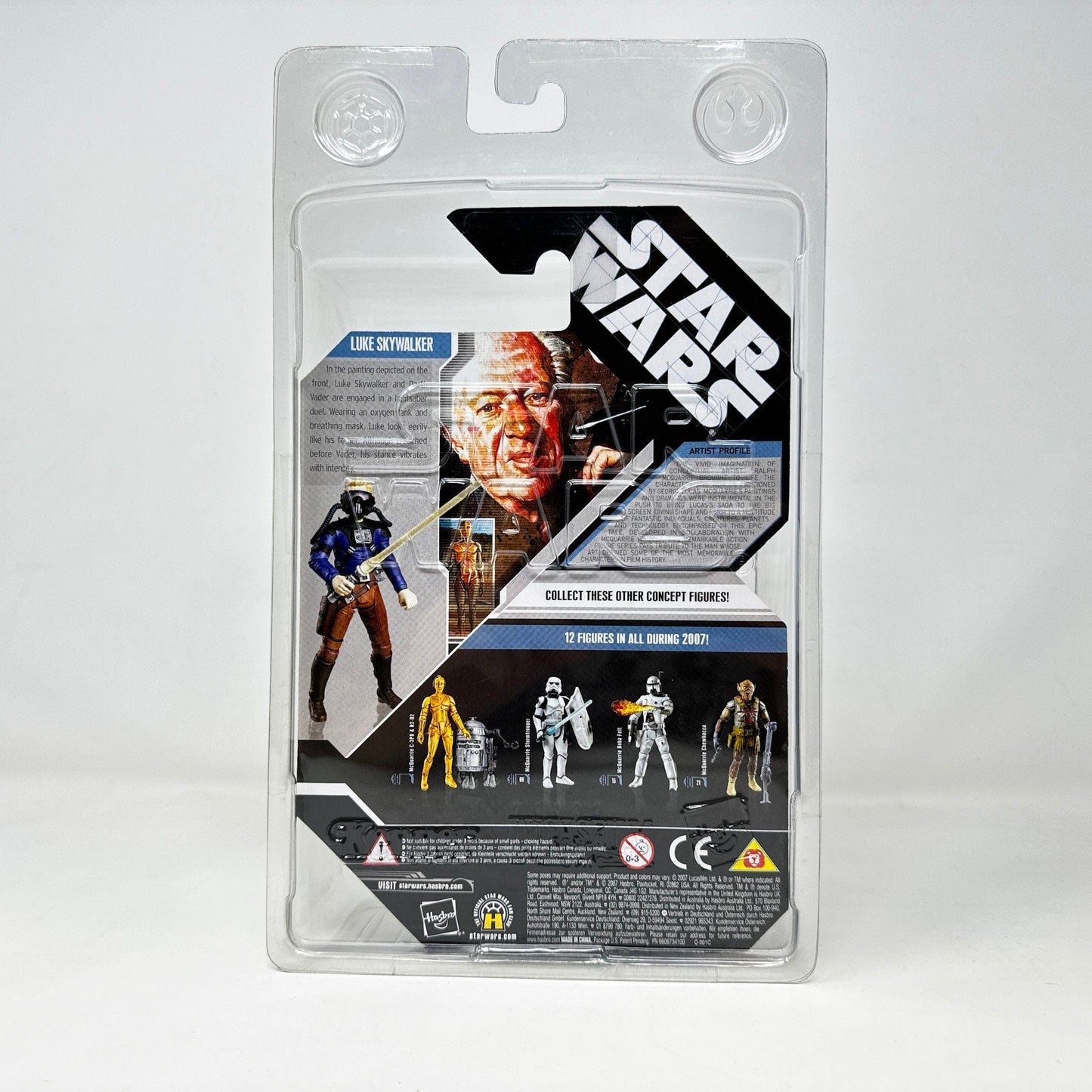 Vintage Hasbro Star Wars Mid MOC Luke Skywalker (Concept) Celebration 4 - Hasbro 30th Anniversary Collection