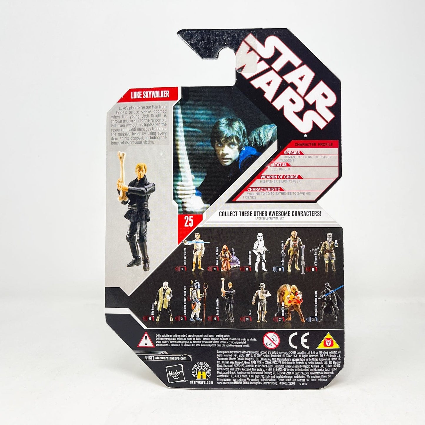 Vintage Hasbro Star Wars Mid MOC Luke Skywalker (Jedi Knight) #25 - Hasbro 30th Anniversary Collection