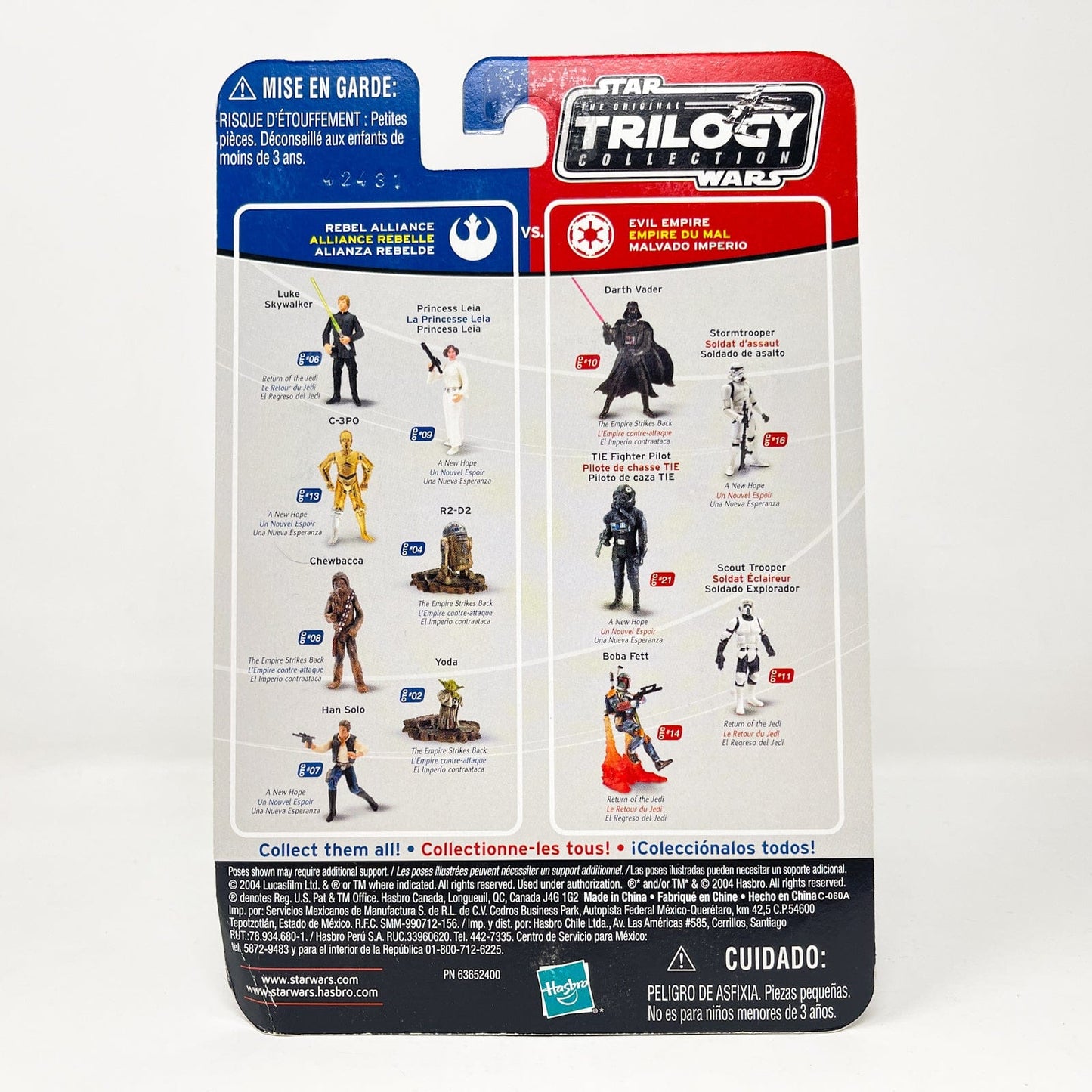 Vintage Hasbro Star Wars Mid MOC Obi-Wan Kenobi OTC-15 - Hasbro Original Trilogy Collection (2004)