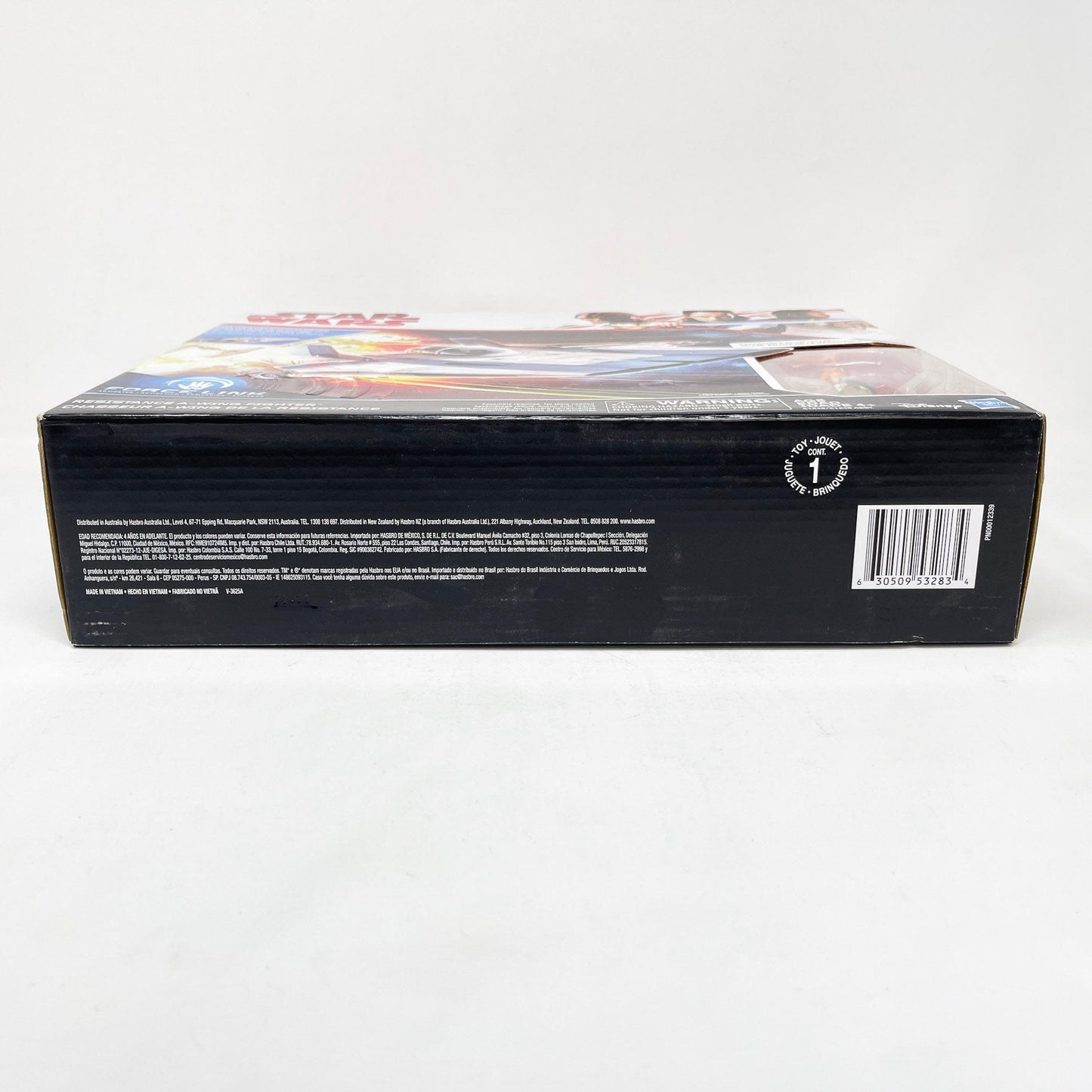 Vintage Hasbro Star Wars Mid MOC Resistance A-Wing Fighter - Hasbro Forcelink Series 2017 3.75" Star Wars Action Ship