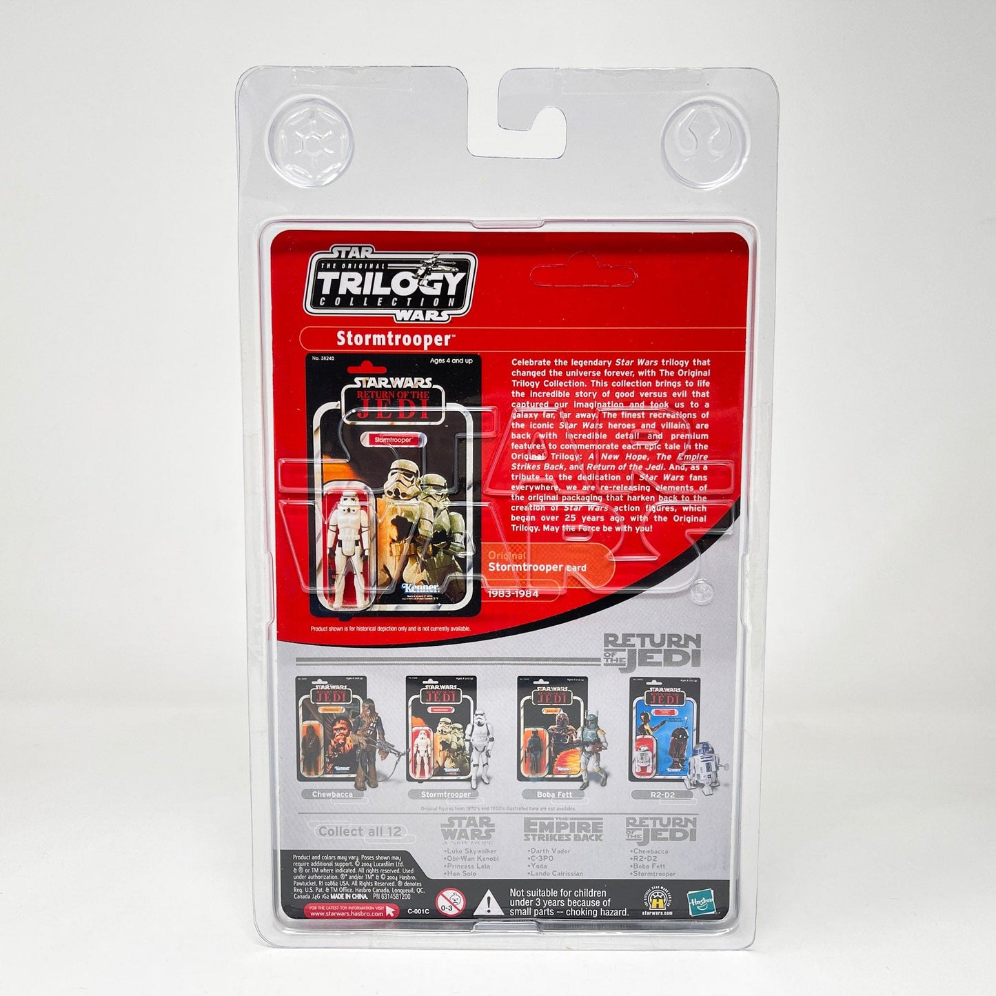 Vintage Hasbro Star Wars Mid MOC Stormtrooper (2004) - Hasbro Original Trilogy Collection - Star Wars Action Figures